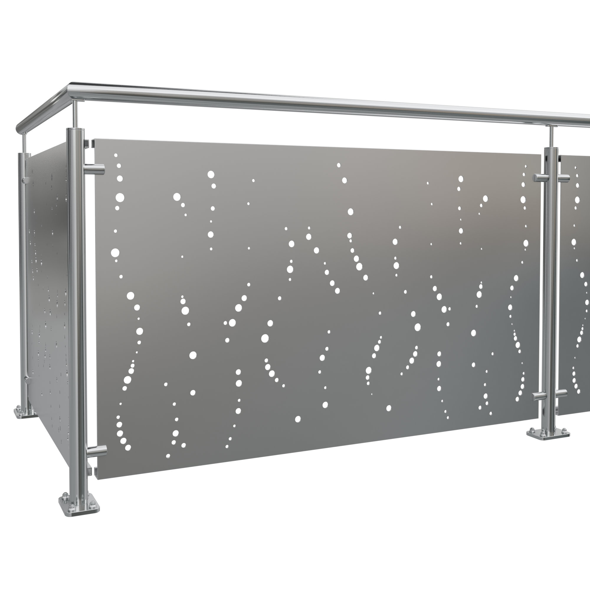 Revêtement de balcon en aluminium SB