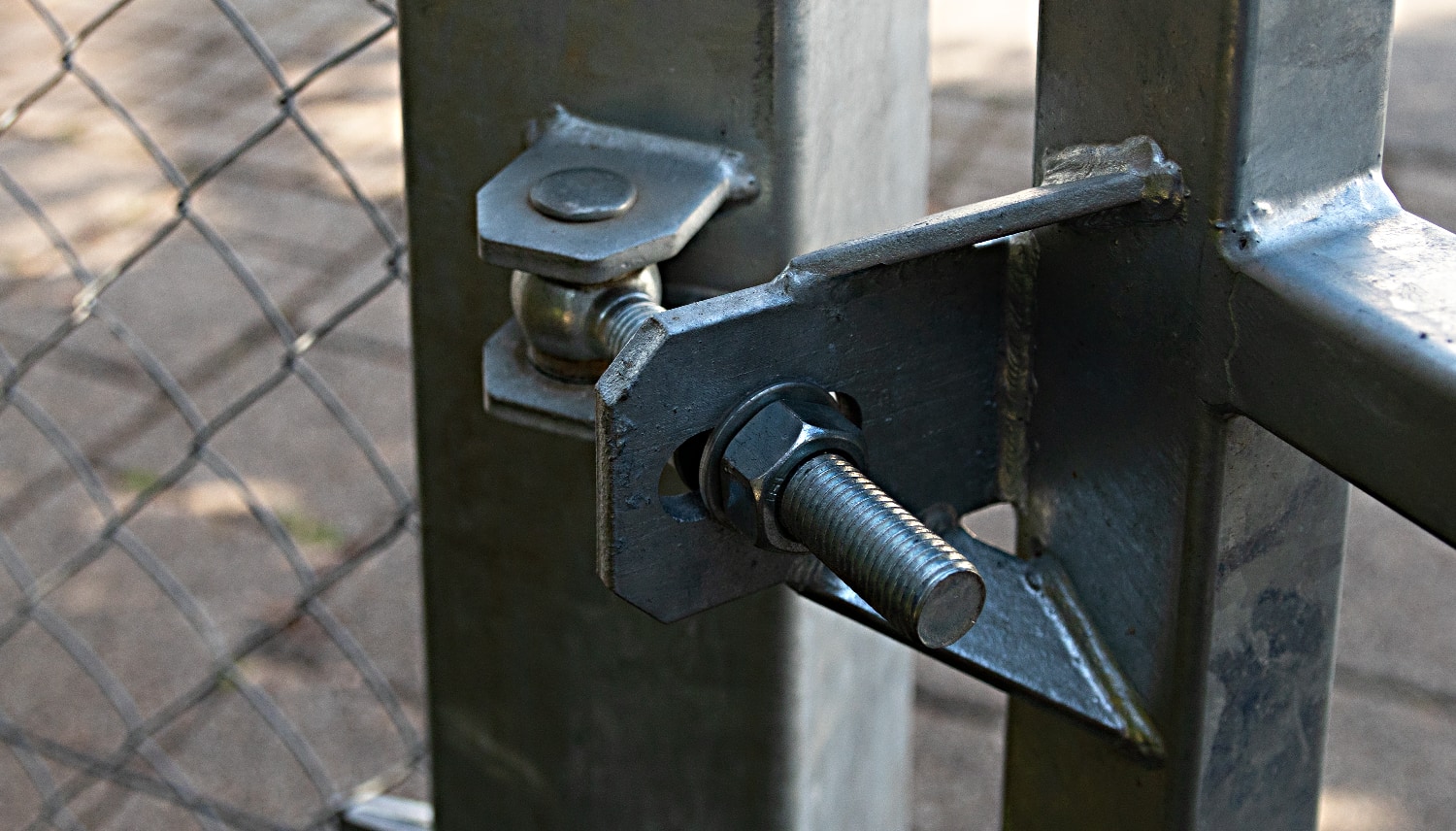 Portillon de jardin en acier galvanisé à 2 battants Solid 2, UB, BK