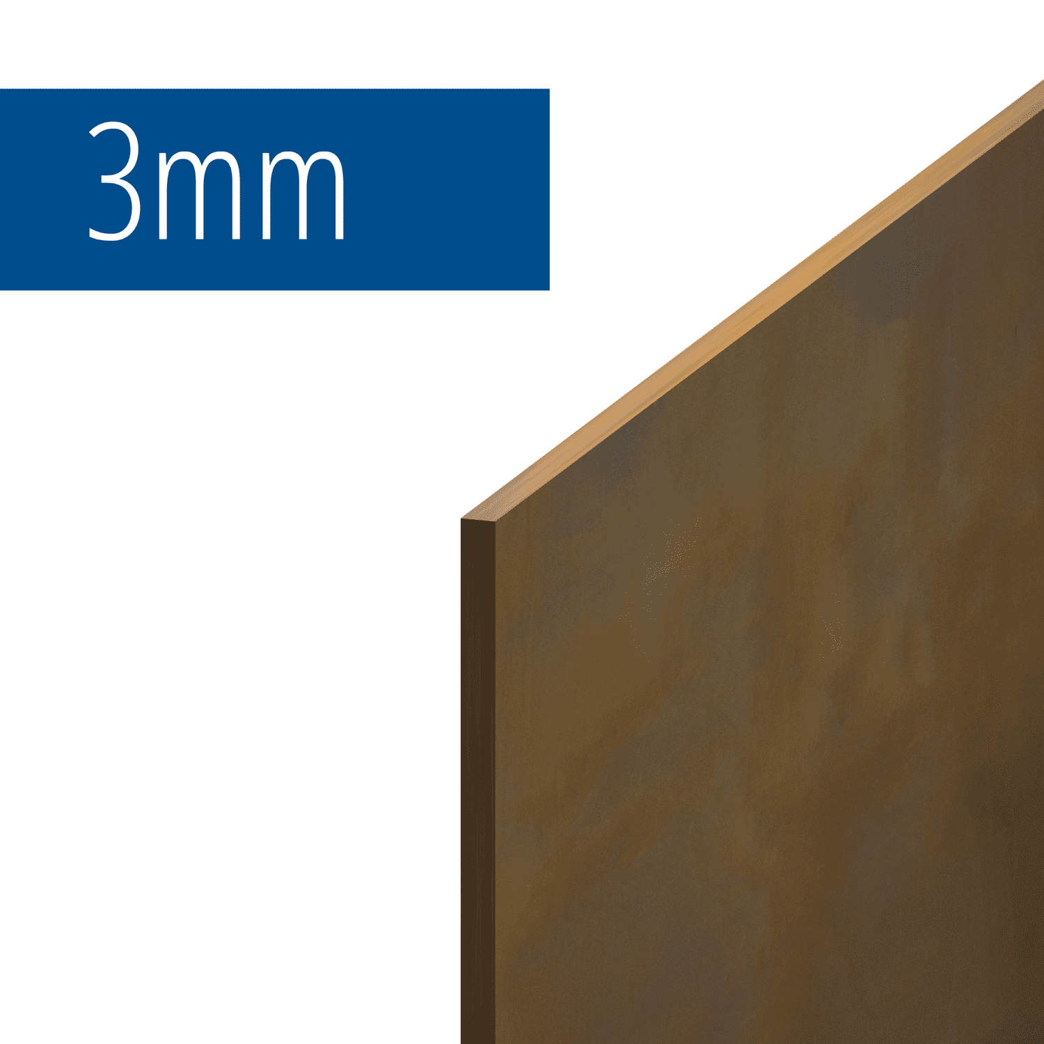 Coupe de tôle en acier Corten épaisseur 3 mm