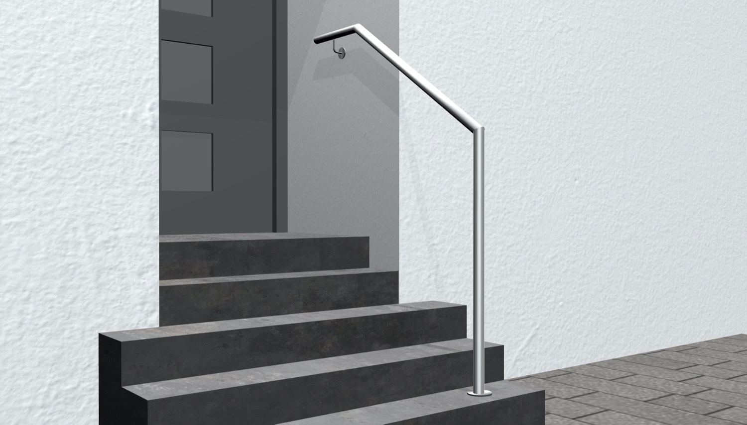 Main courante d’escalier en acier inoxydable AWTS