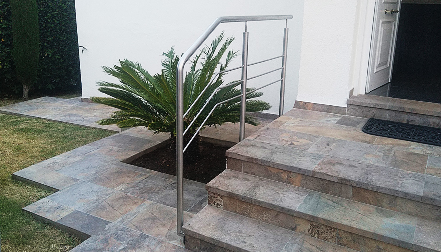 Balustrade d’escalier en acier inoxydable FAS-CL 1-6 croisillons 