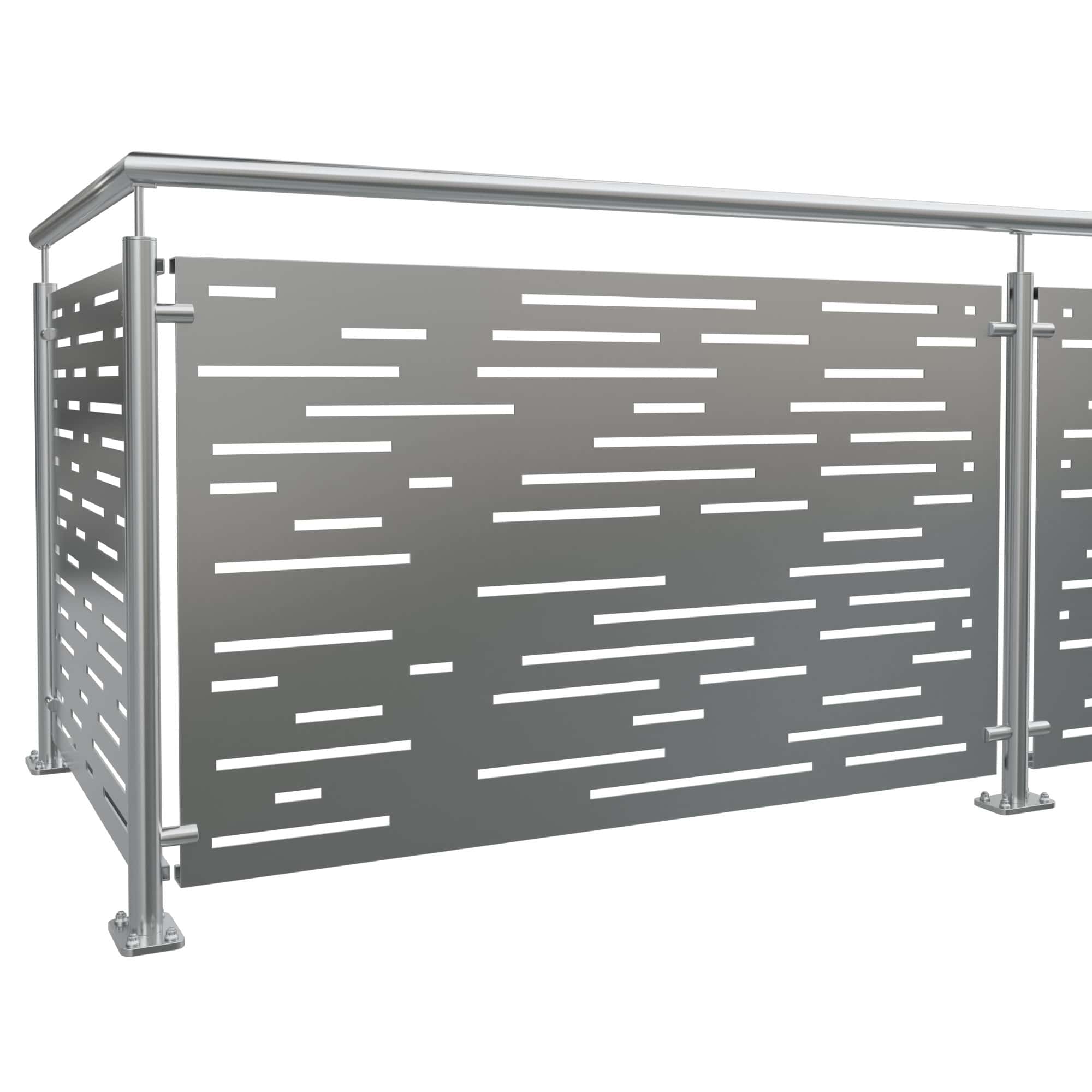 Garde-Corps  de balcon en acier inoxydable SF HO