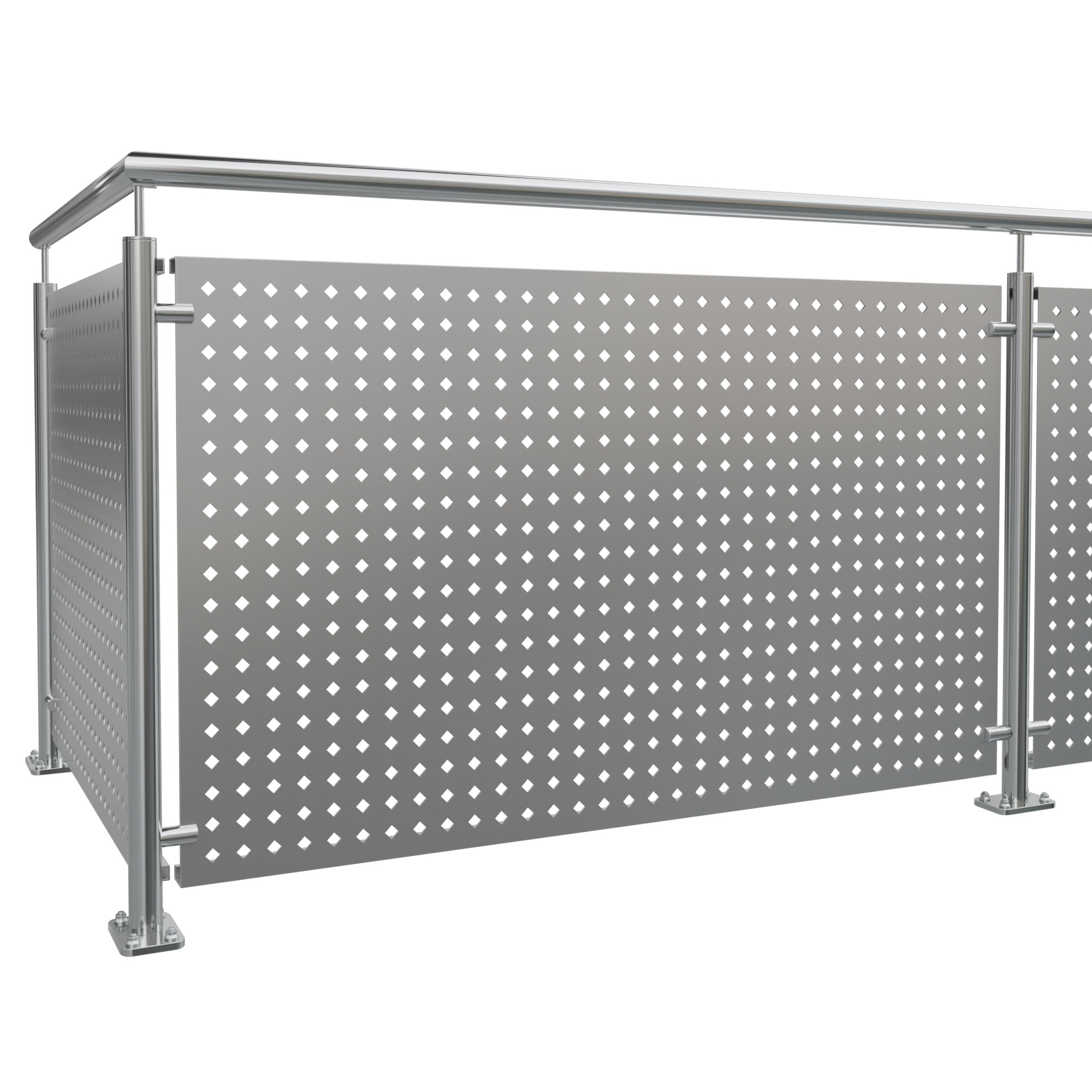 Garde-Corps de balcon en aluminium QL DI GE