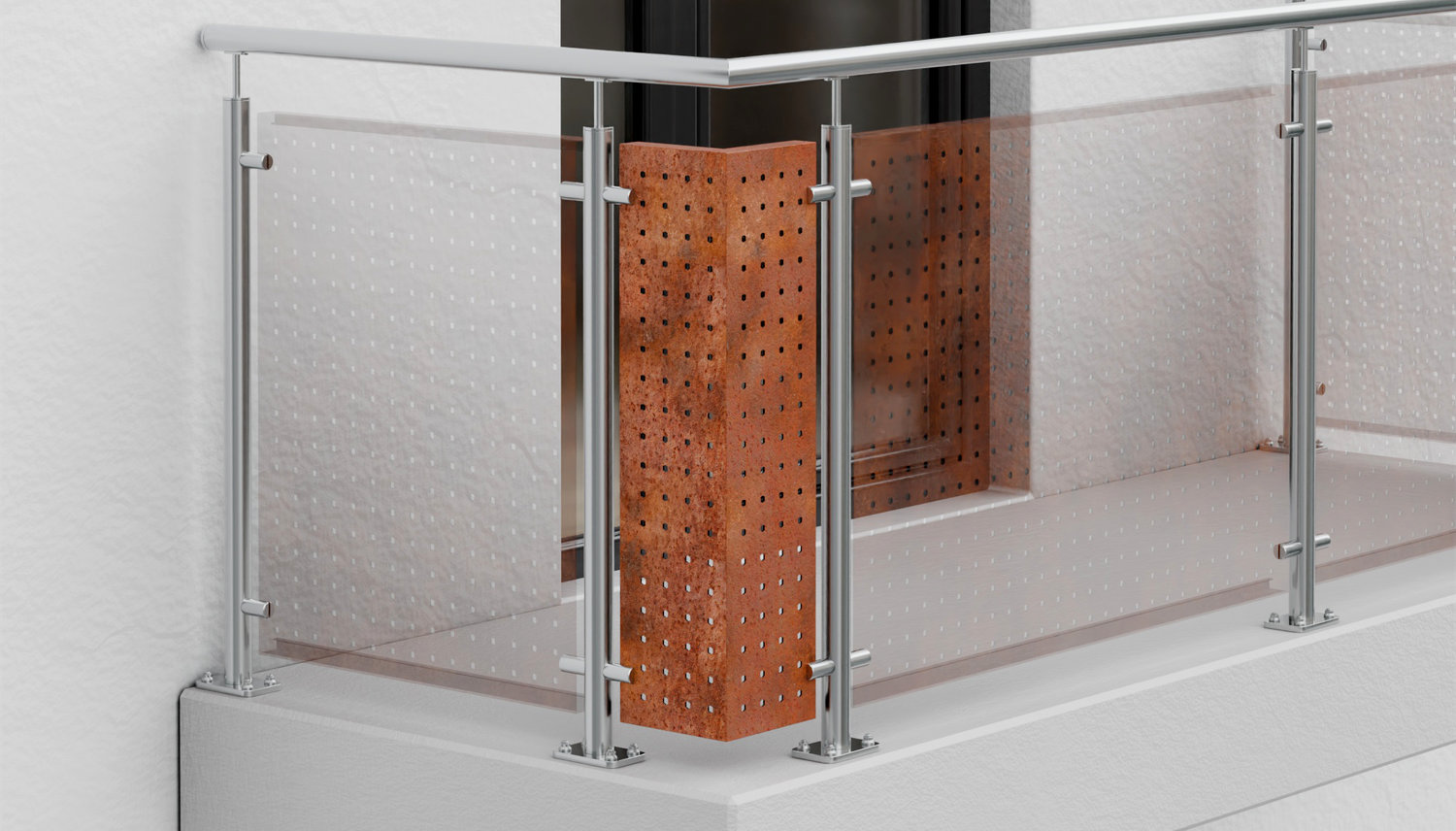 Élément d'angle Acier Corten SK GE