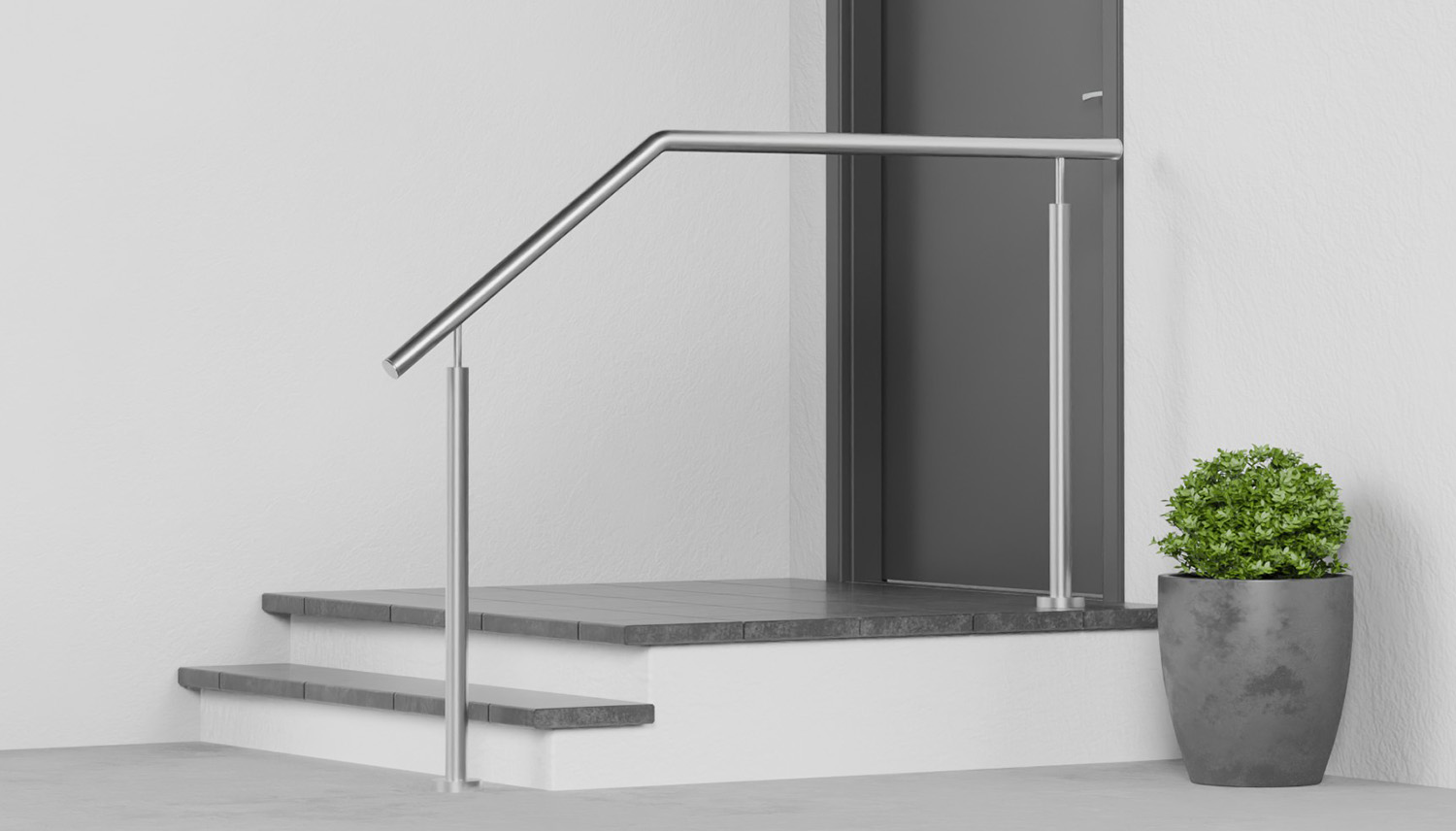 Main courante d'escalier en acier inoxydable FS-CL