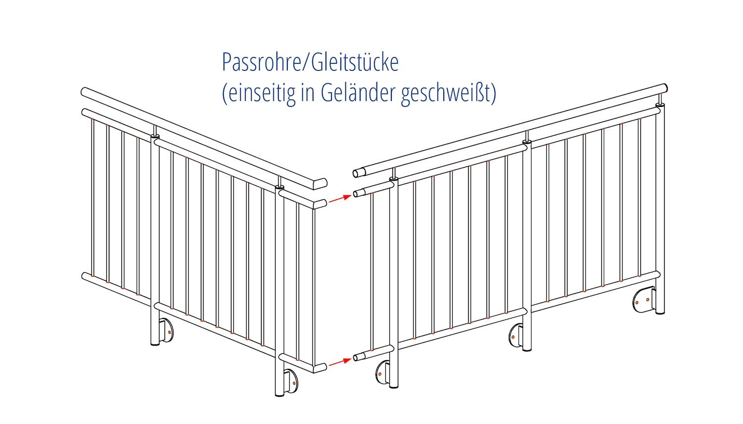 Balustrade de balcon en acier inoxydable Double Triangle 2