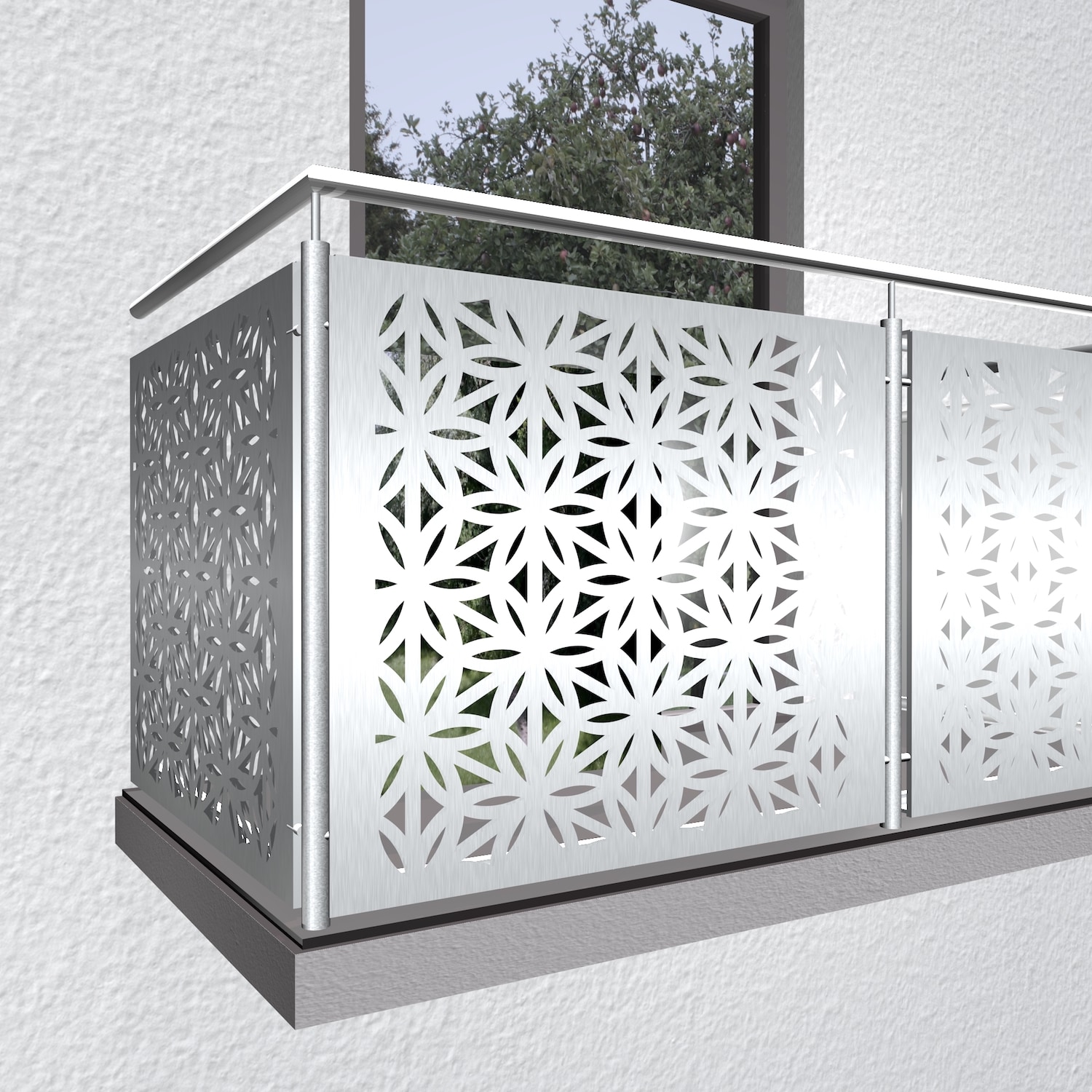 Garde-Corps de balcon en aluminium BT