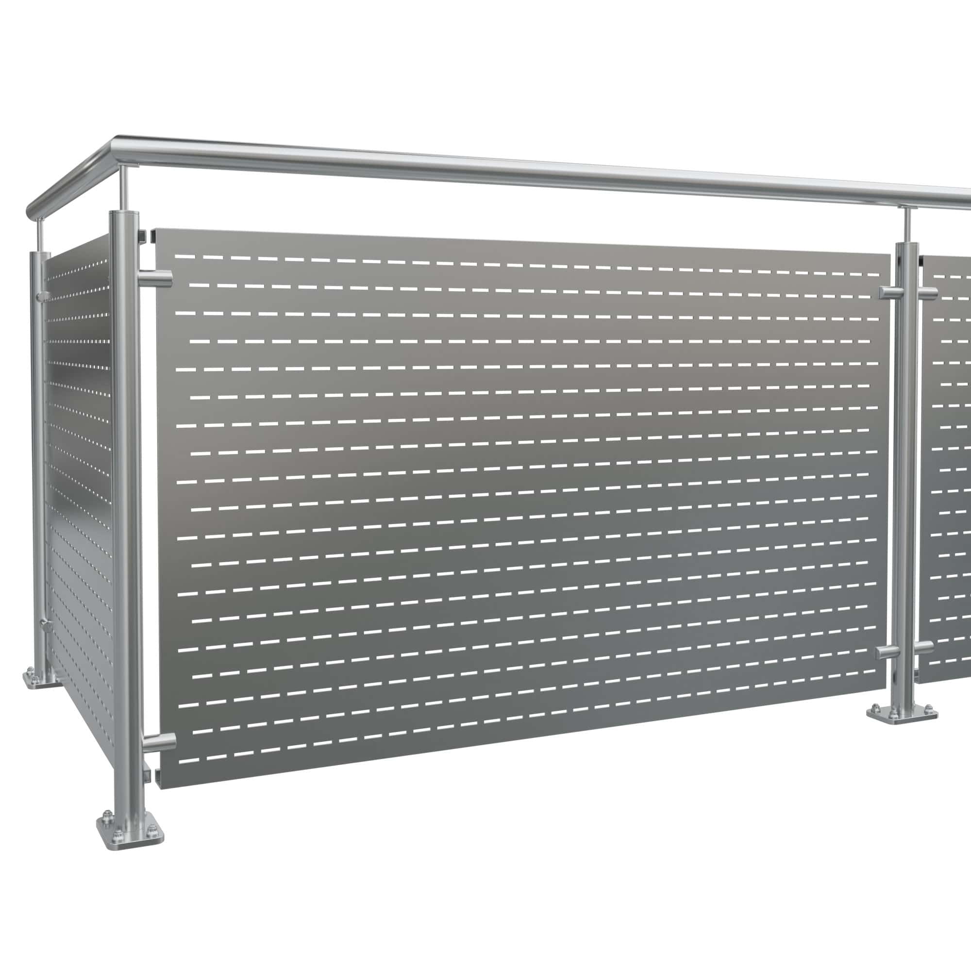 Revêtement de balcon en acier inoxydable RE VE