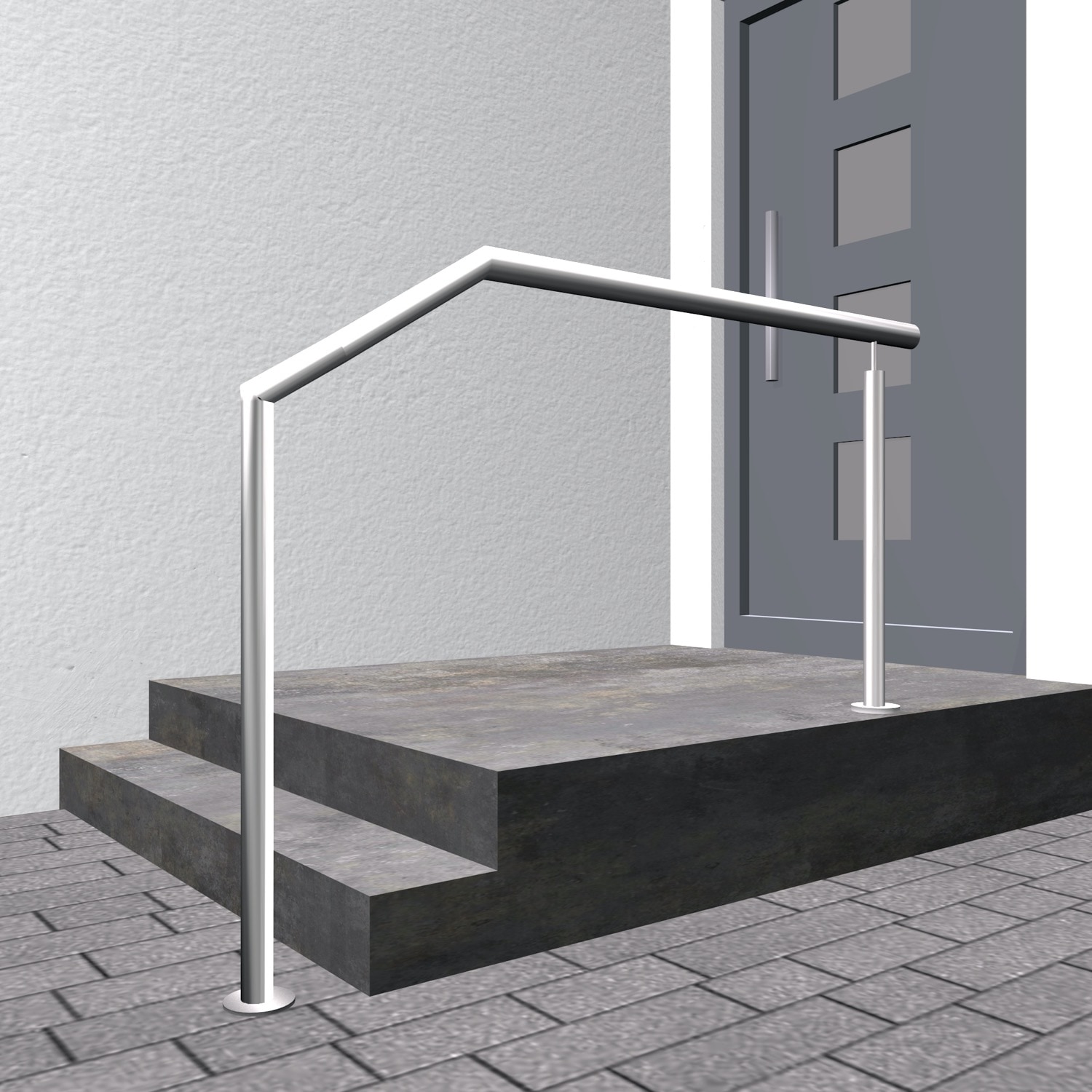 Main courante d'escalier en acier inoxydable FAS-CL