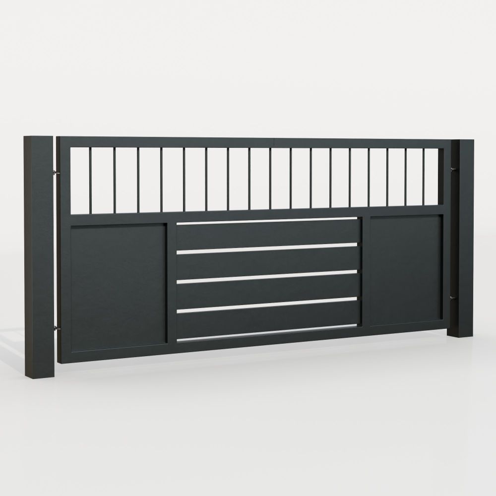 Clôture brise-vue en aluminium KSB, GE
