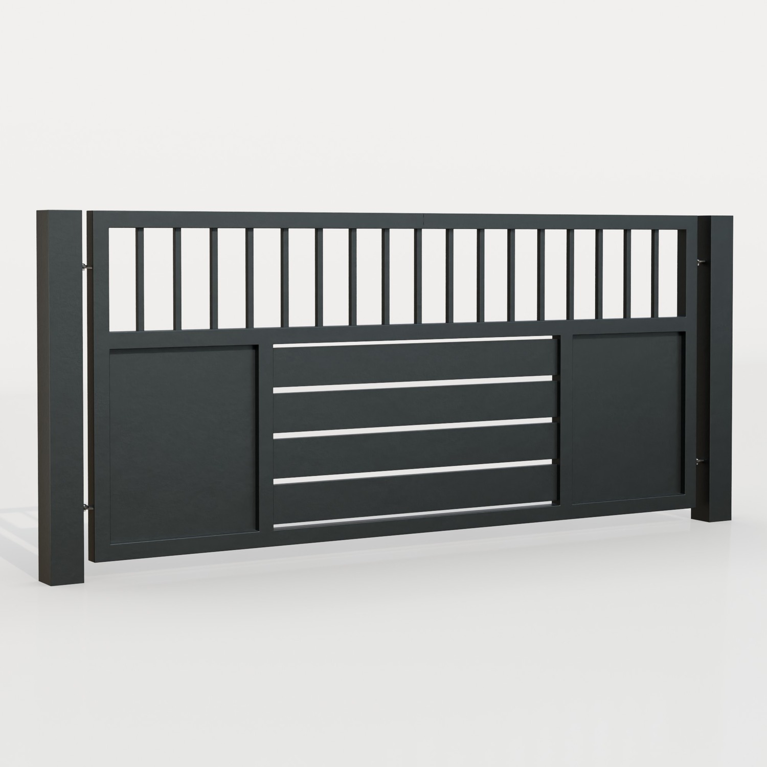 Clôture brise-vue en aluminium KSB, GE