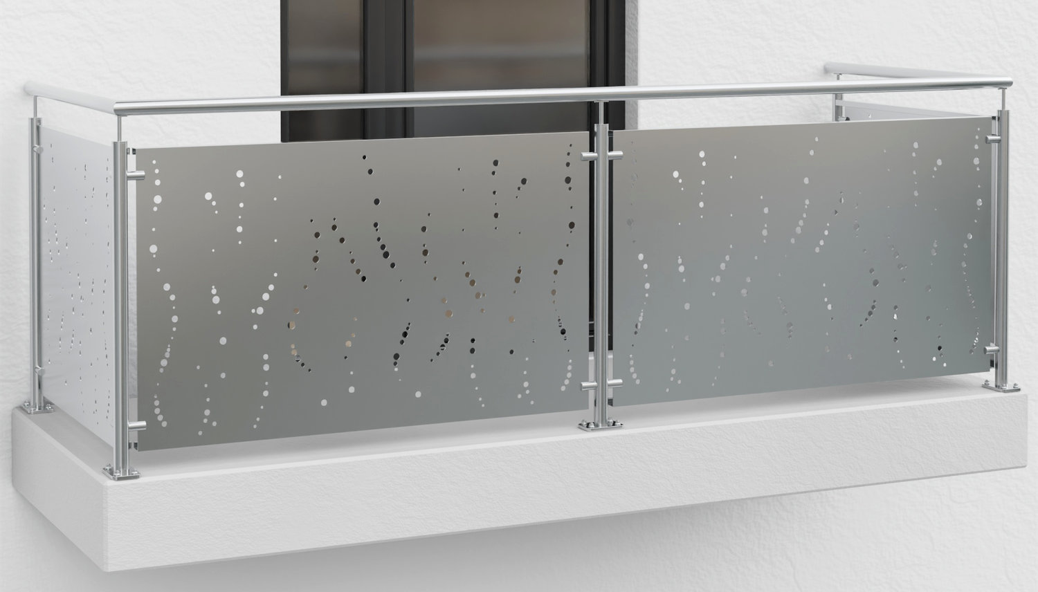 Revêtement de balcon en acier inoxydable SB