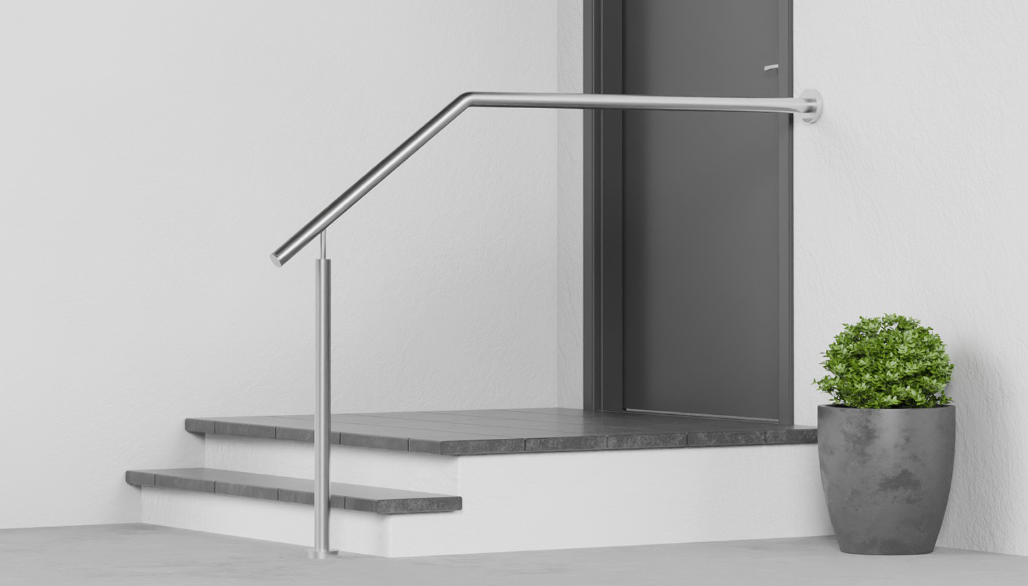 Main courante d'escalier en acier inoxydable SWT-CL