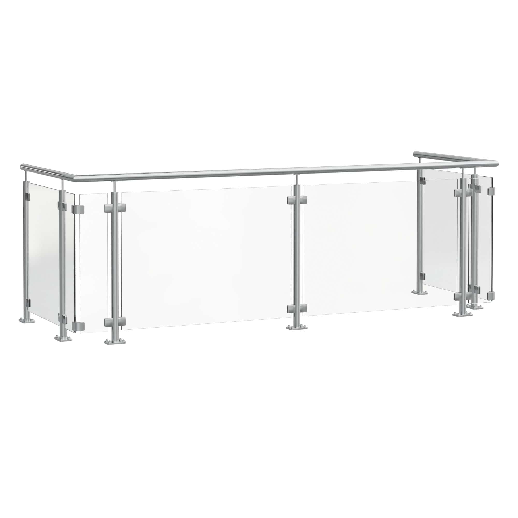 Balustrade de balcon en acier inoxydable KG MO 