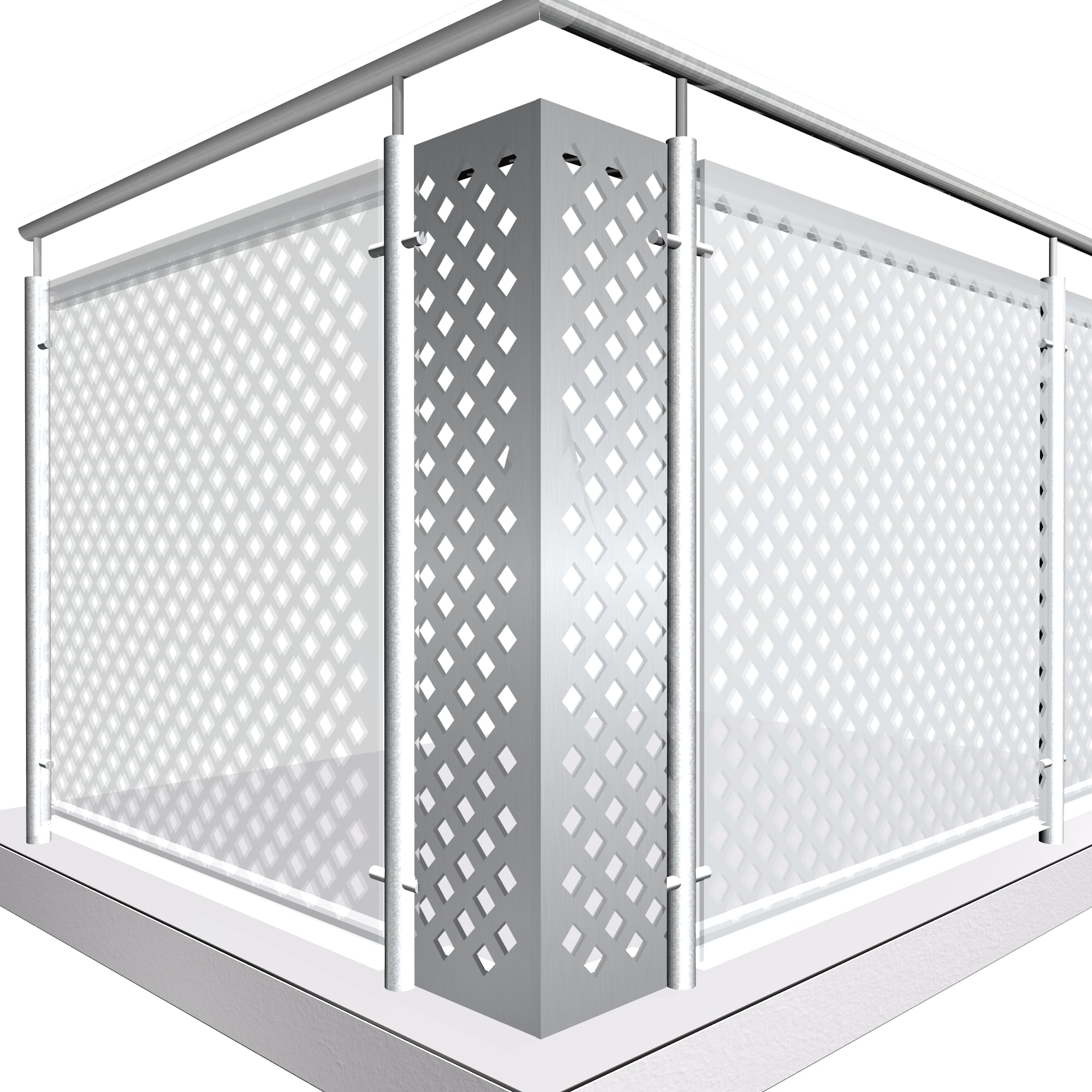 Élément d'angle aluminium QL DI VE