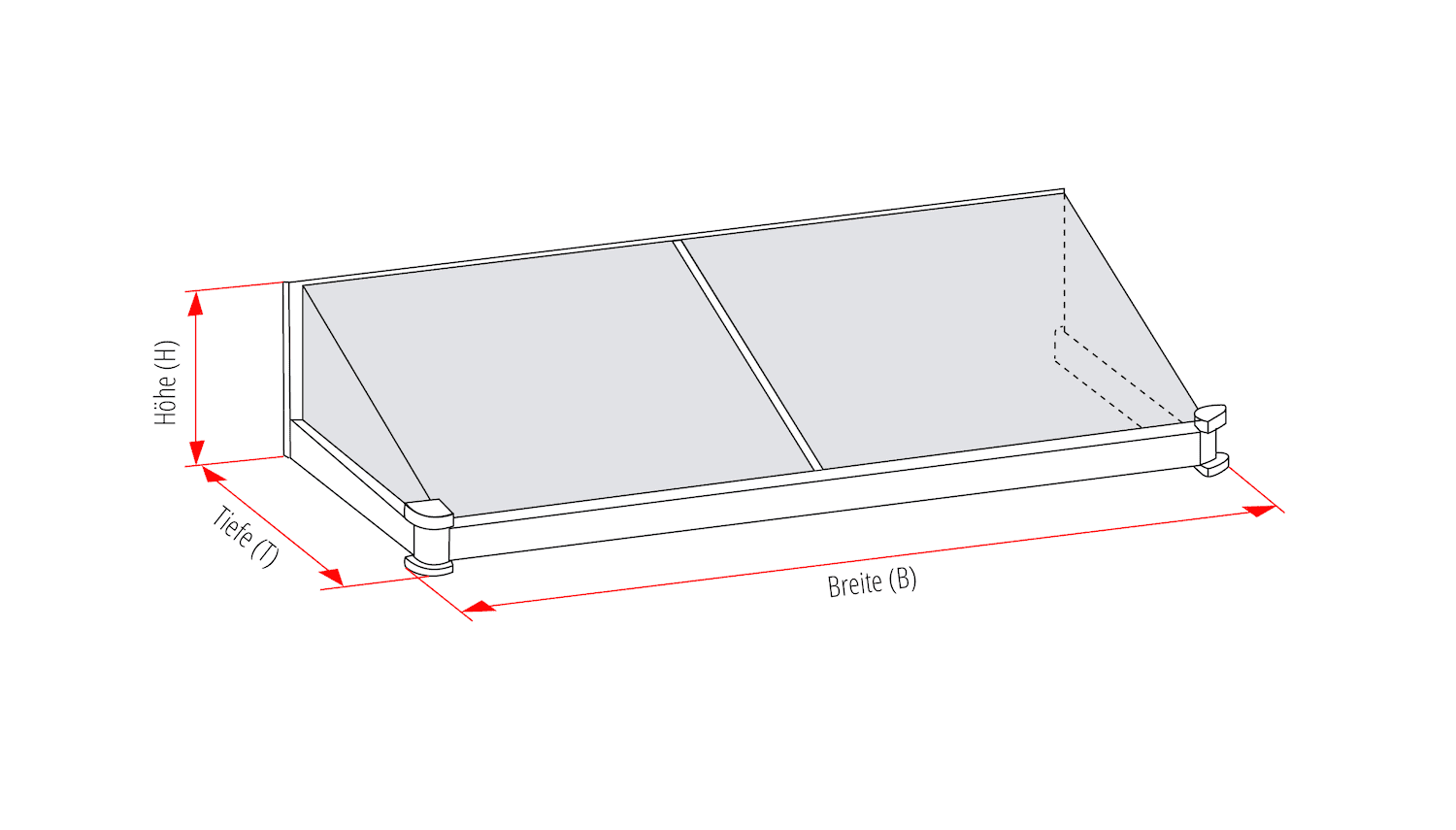 Auvent en aluminium PRI-MO