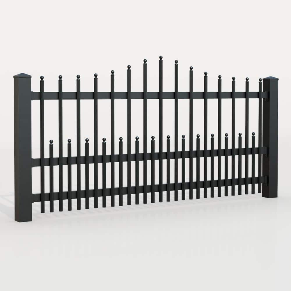 Clôture de jardin aluminium palissades DPP élégantes, WE