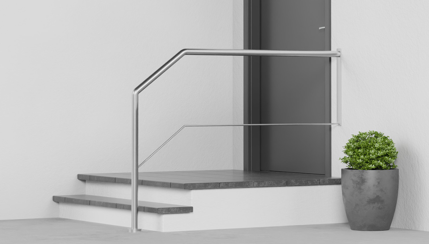 Balustrade d’escalier en acier inoxydable WT-CL 1-6 croisillons 