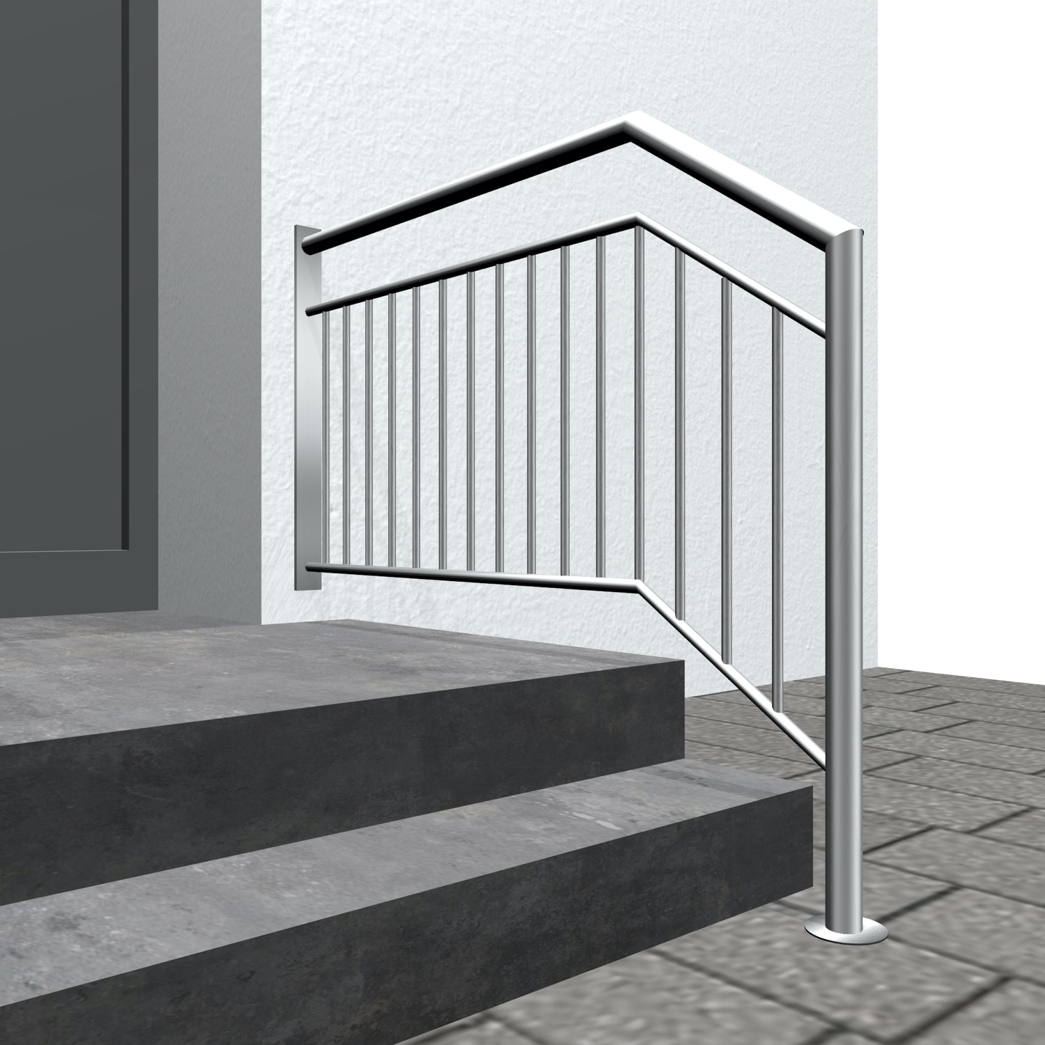 Balustrade d’escalier en acier inoxydable WT-CL Remplissage de barres 