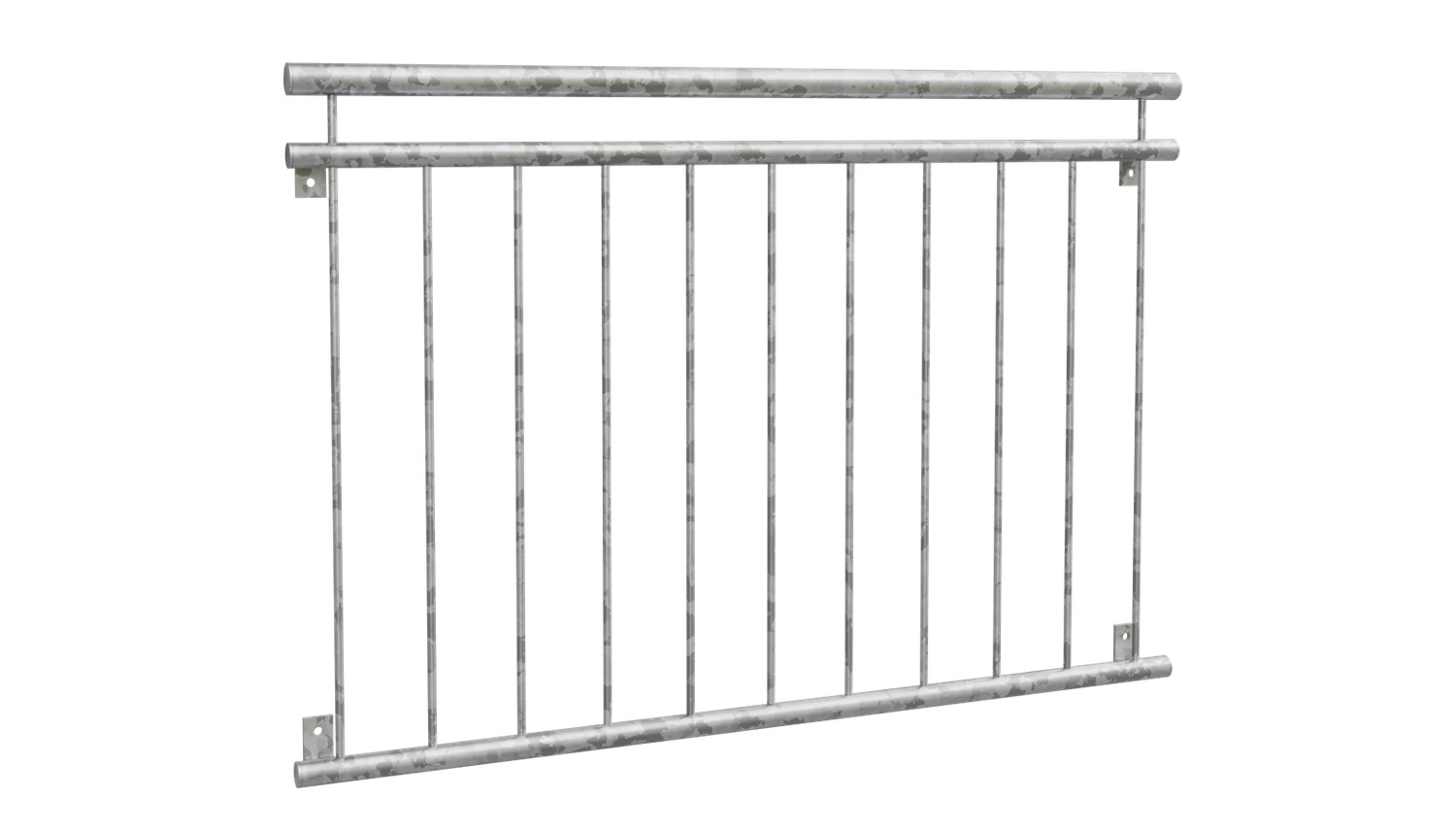 Balcon à la française en acier galvanisé standard