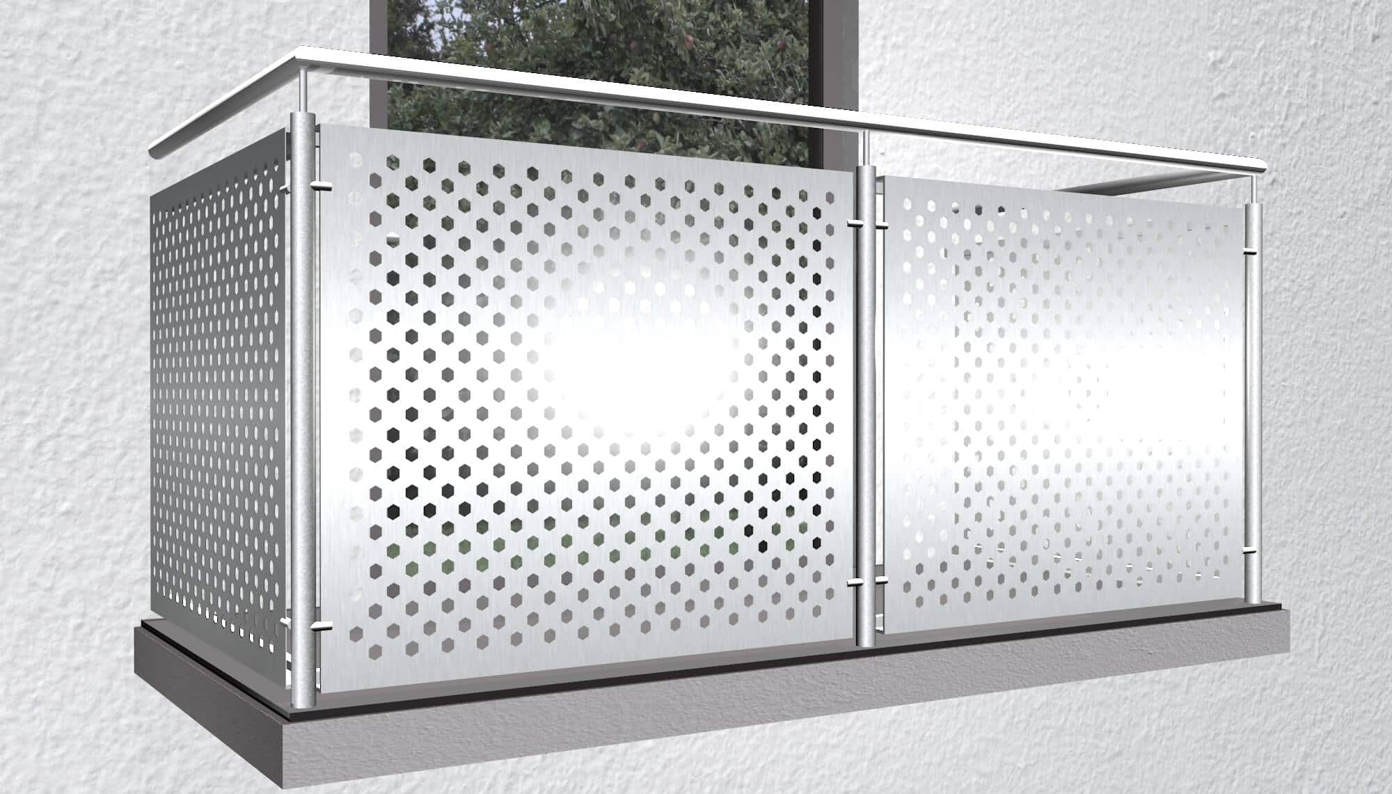 Garde-Corps de balcon en aluminium SK VE