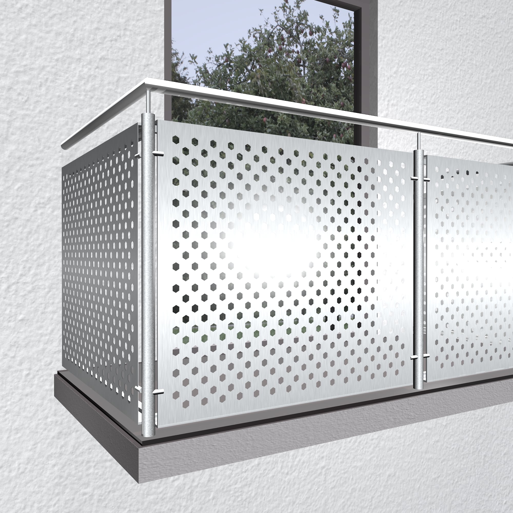 Garde-Corps de balcon en aluminium SK VE