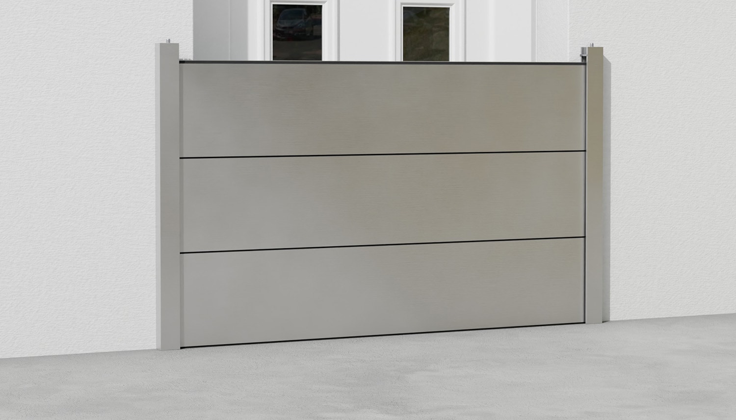 Protection anti-inondation mobile en aluminium pour les portes