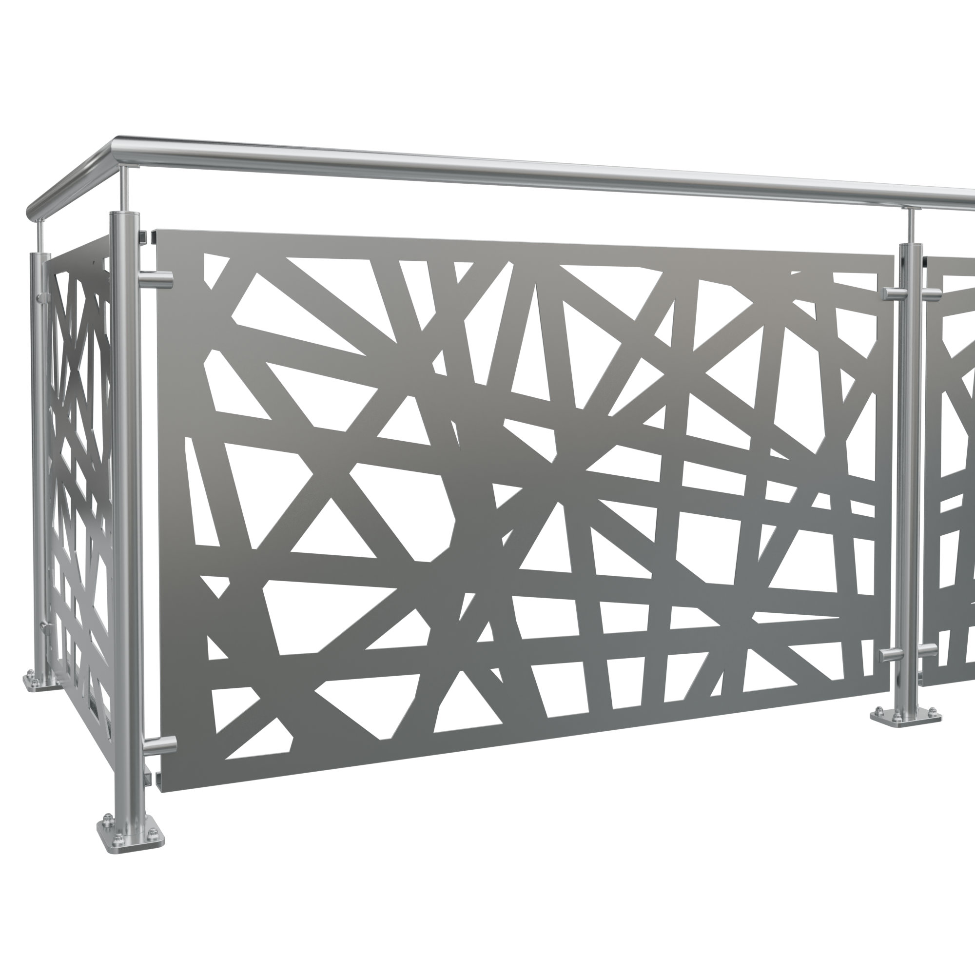 Revêtement de balcon en acier inoxydable AB