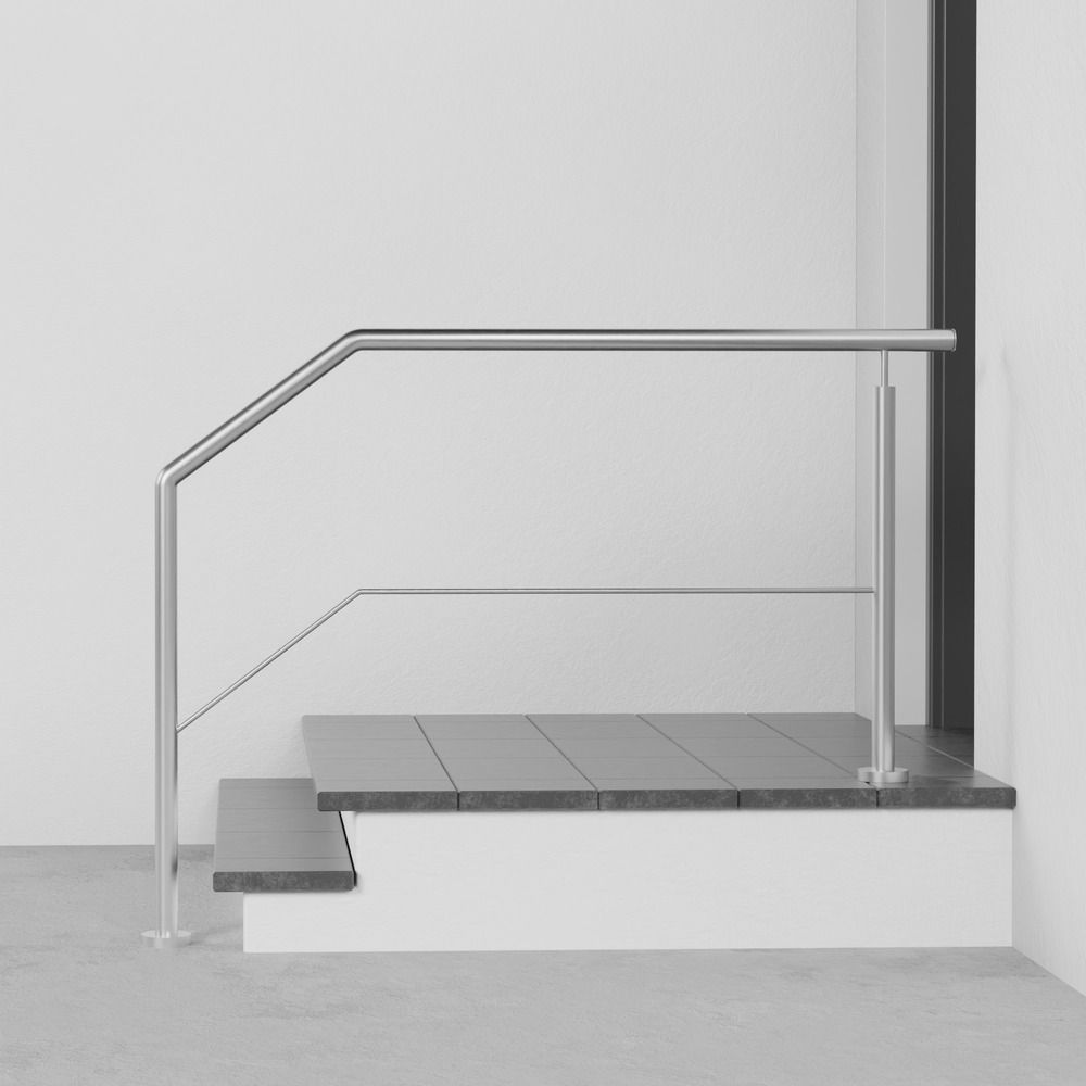 Balustrade d’escalier en acier inoxydable FAS-CL 1-6 croisillons 