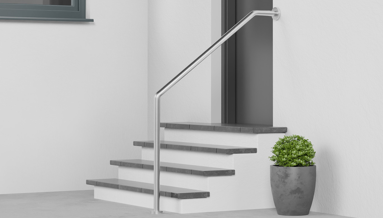 Main courante d’escalier en acier inoxydable AWT
