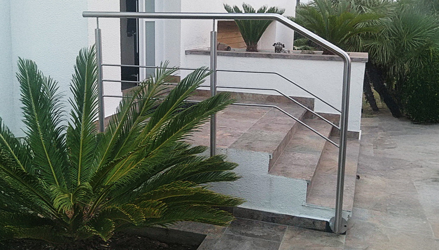 Balustrade d’escalier en acier inoxydable FAS-CL 1-6 croisillons 
