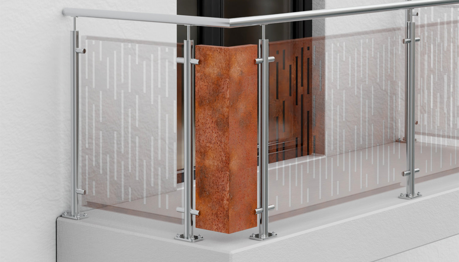 Élément d'angle Acier Corten SF VE