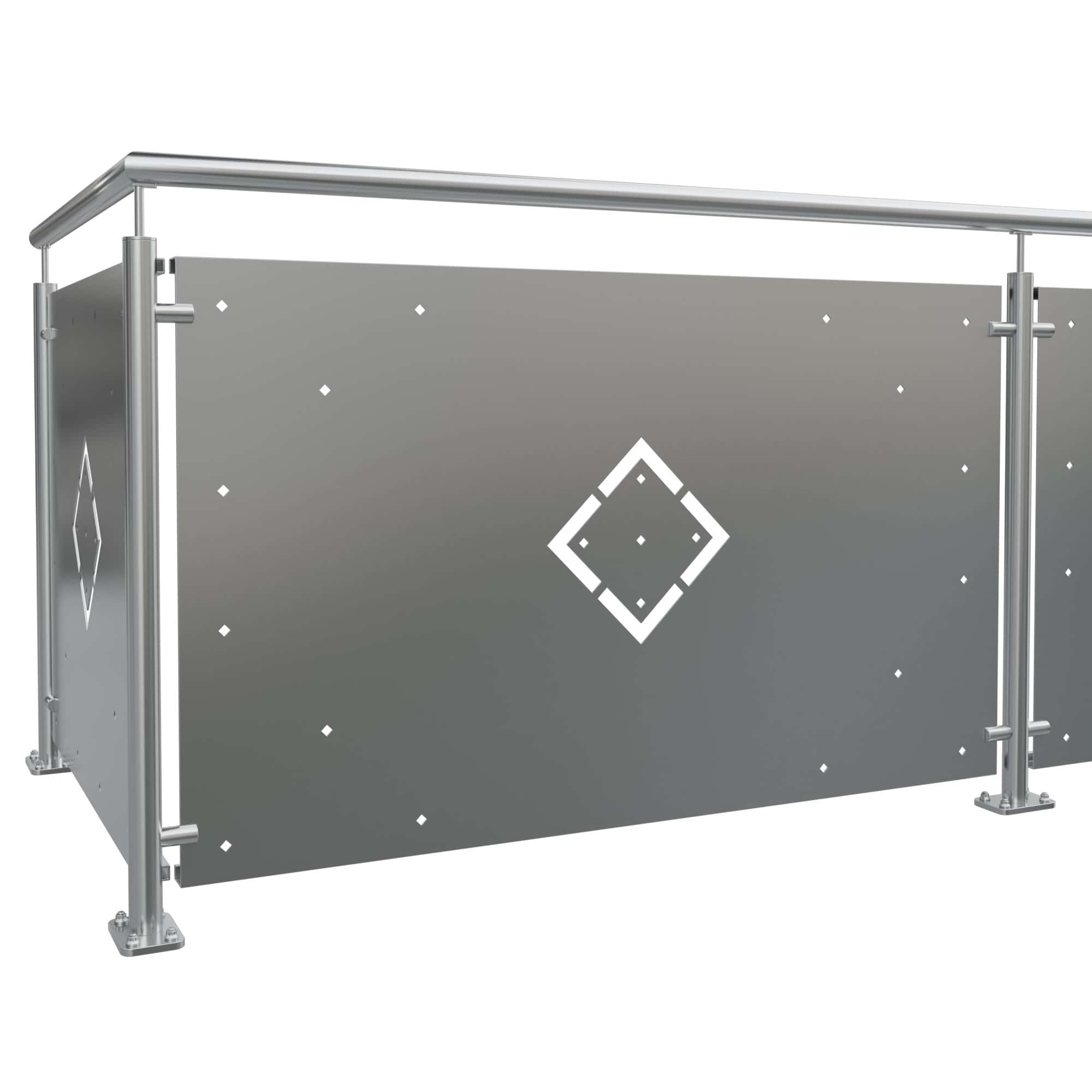 Garde-Corps de balcon en acier inoxydable WÜ