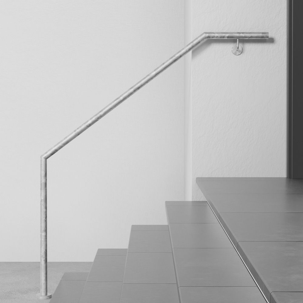 Main courante d'escalier en acier galvanisé AWTS