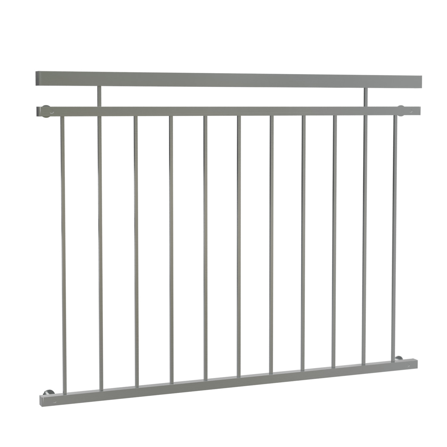 Balcon à la française Carré en acier inoxydable