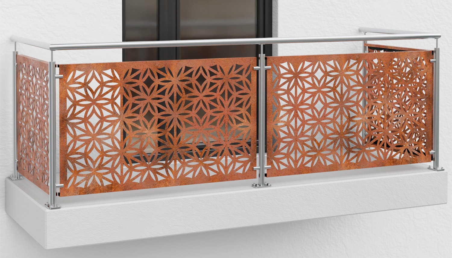 Garde-Corps de balcon en acier Corten BT