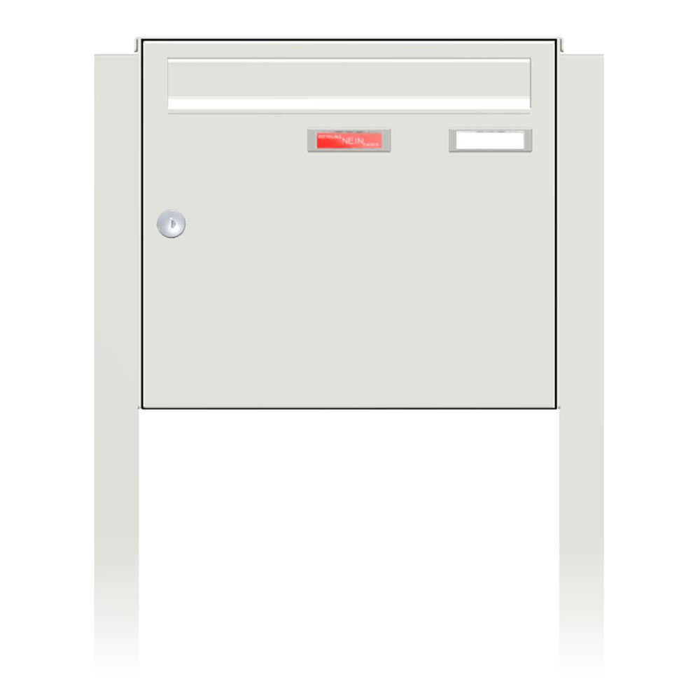 Briefkastenanlage | Freistehend | 1-fach | Senkrecht | Farbe