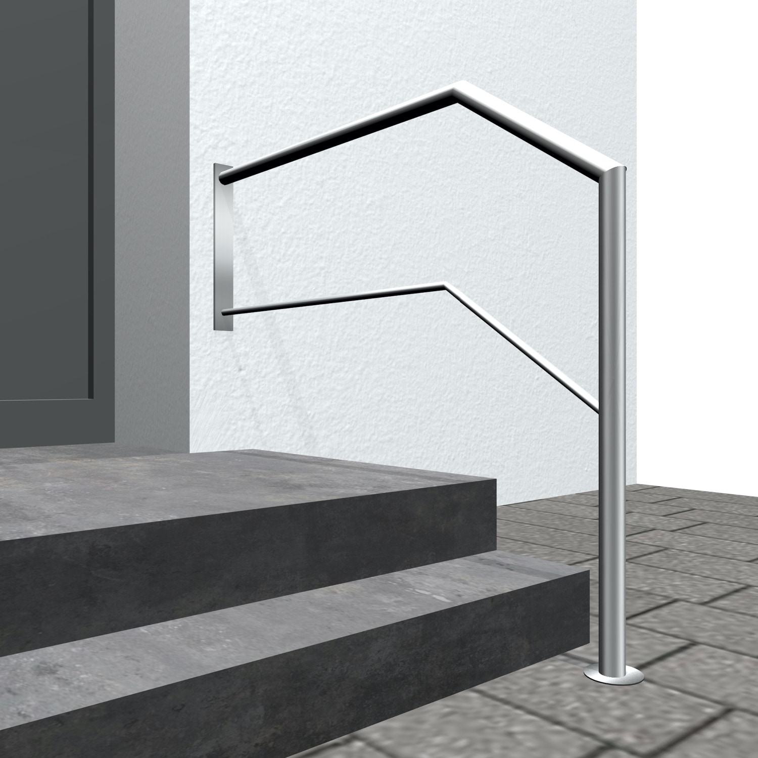 Balustrade d’escalier en acier inoxydable WT-CL 1-6 croisillons 