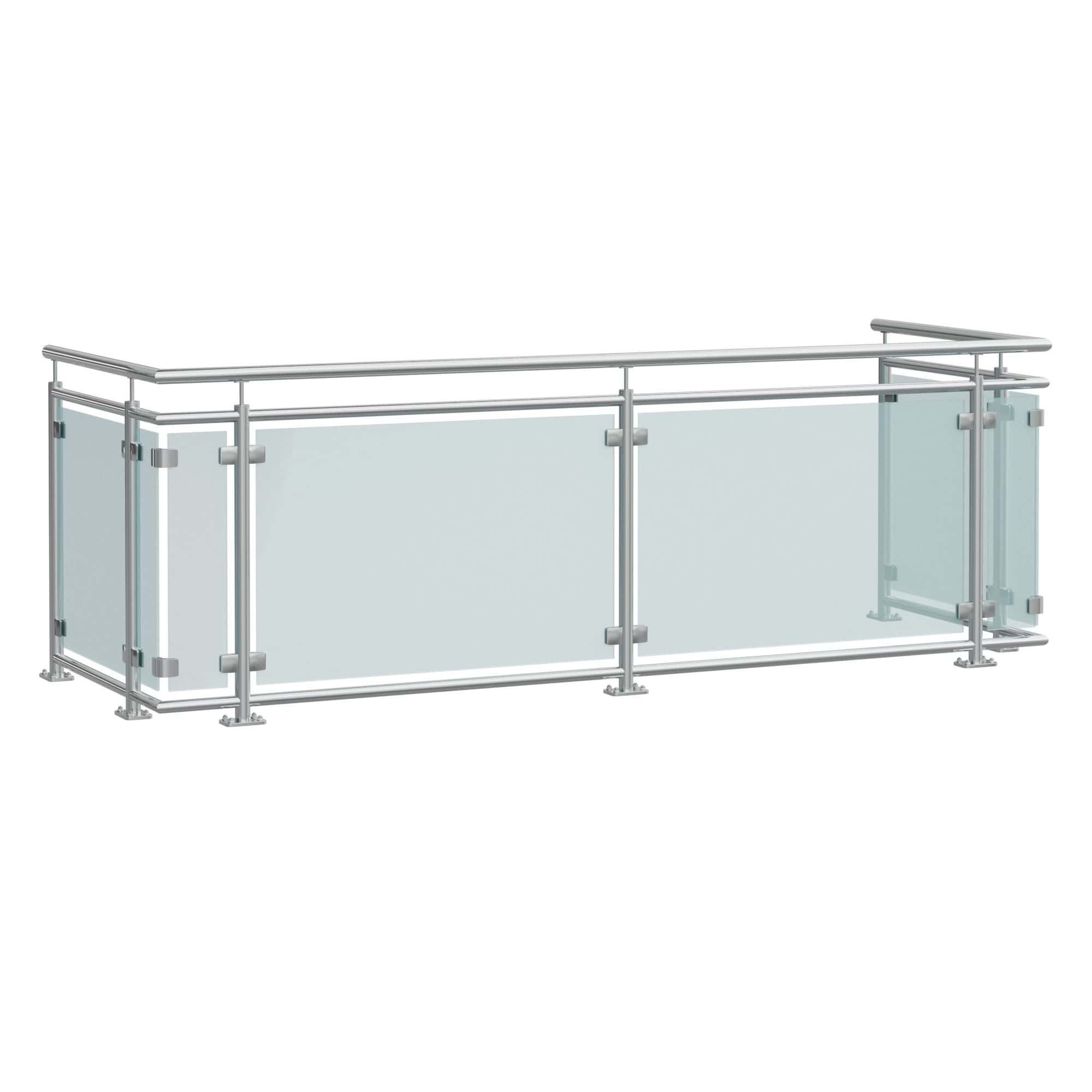 Balustrade de balcon en acier inoxydable MG