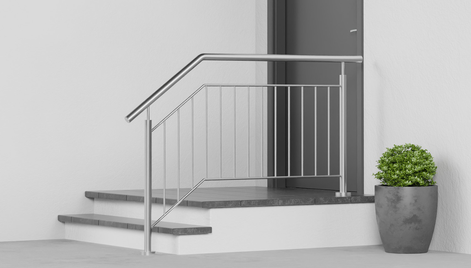 Balustrade d’escalier en acier inoxydable FS-CL Remplissage de barres 
