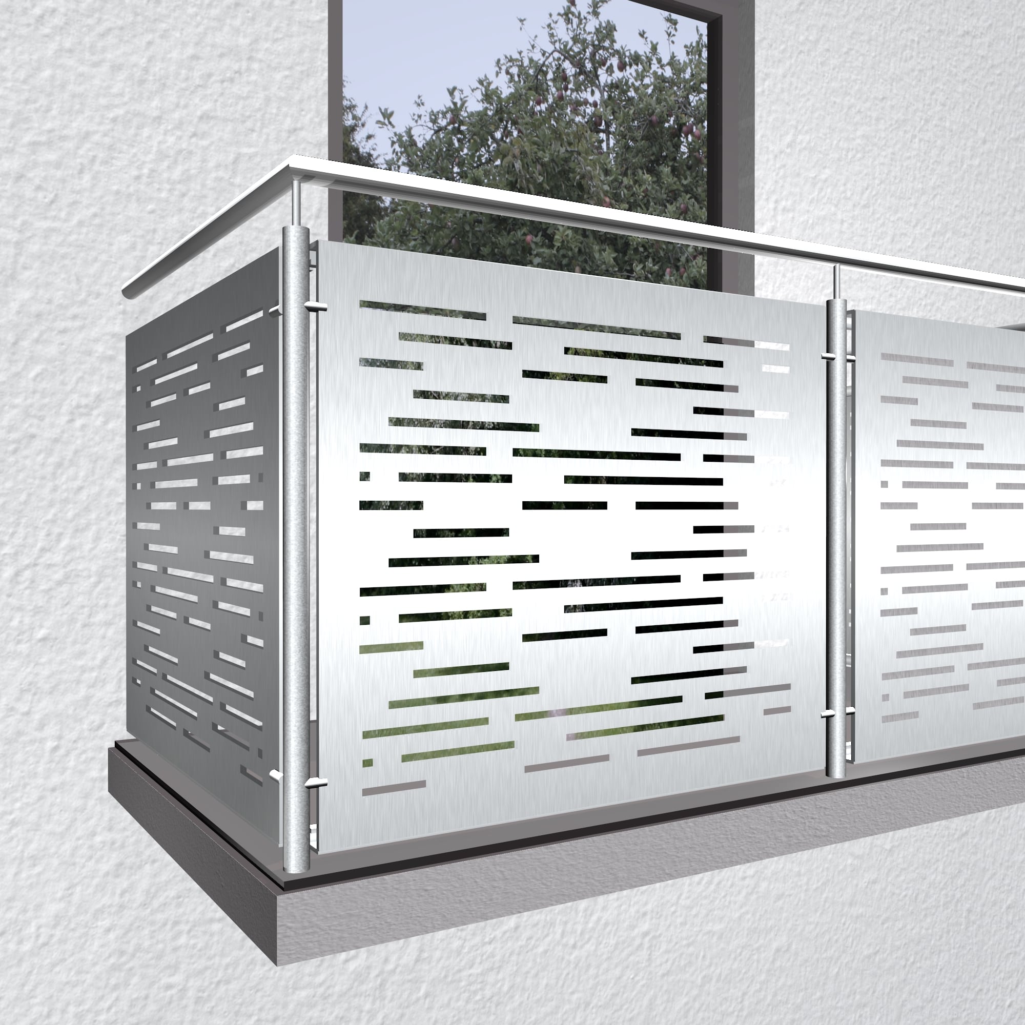 Garde-Corps de balcon en aluminium SF HO