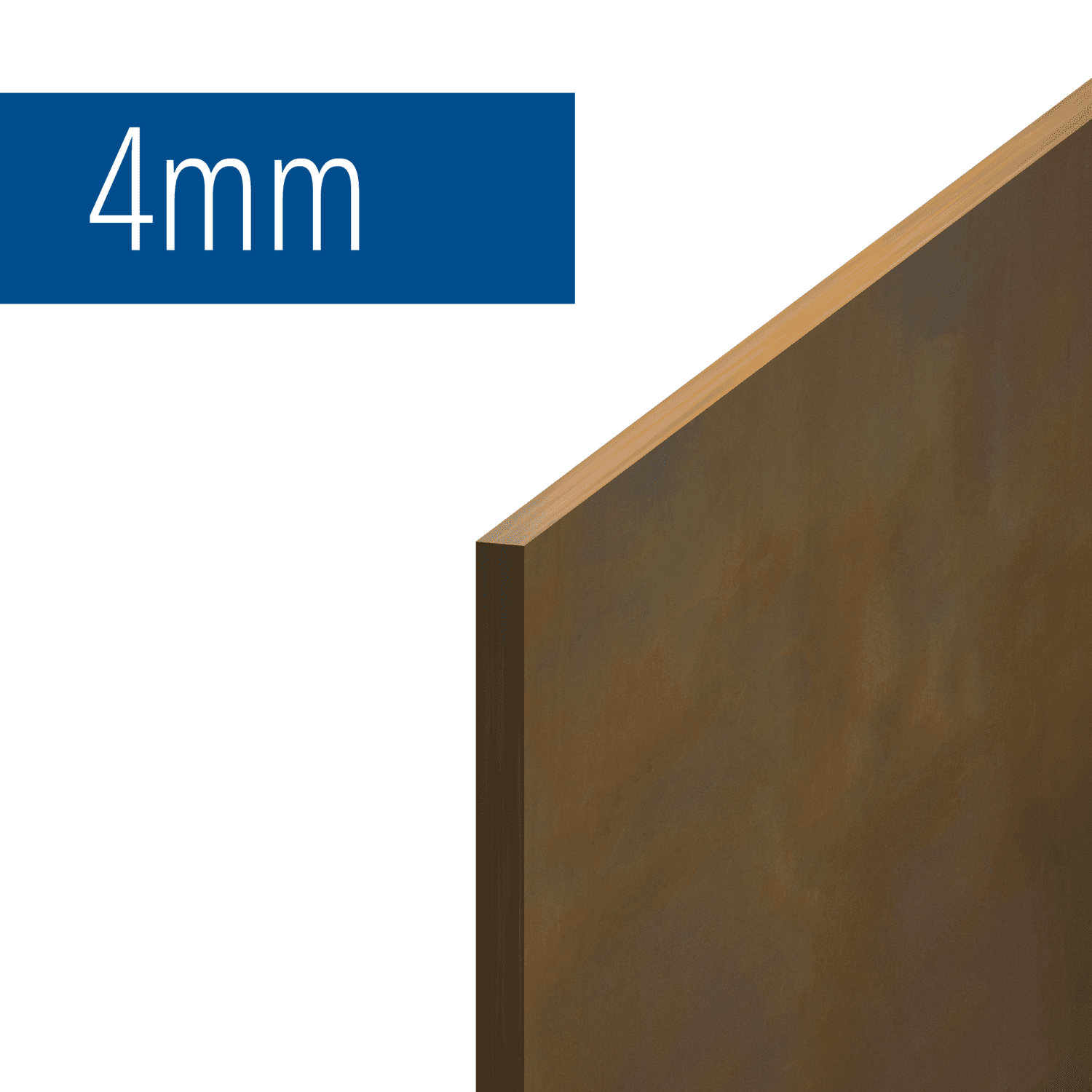 Coupe de tôle en acier Corten épaisseur 4 mm