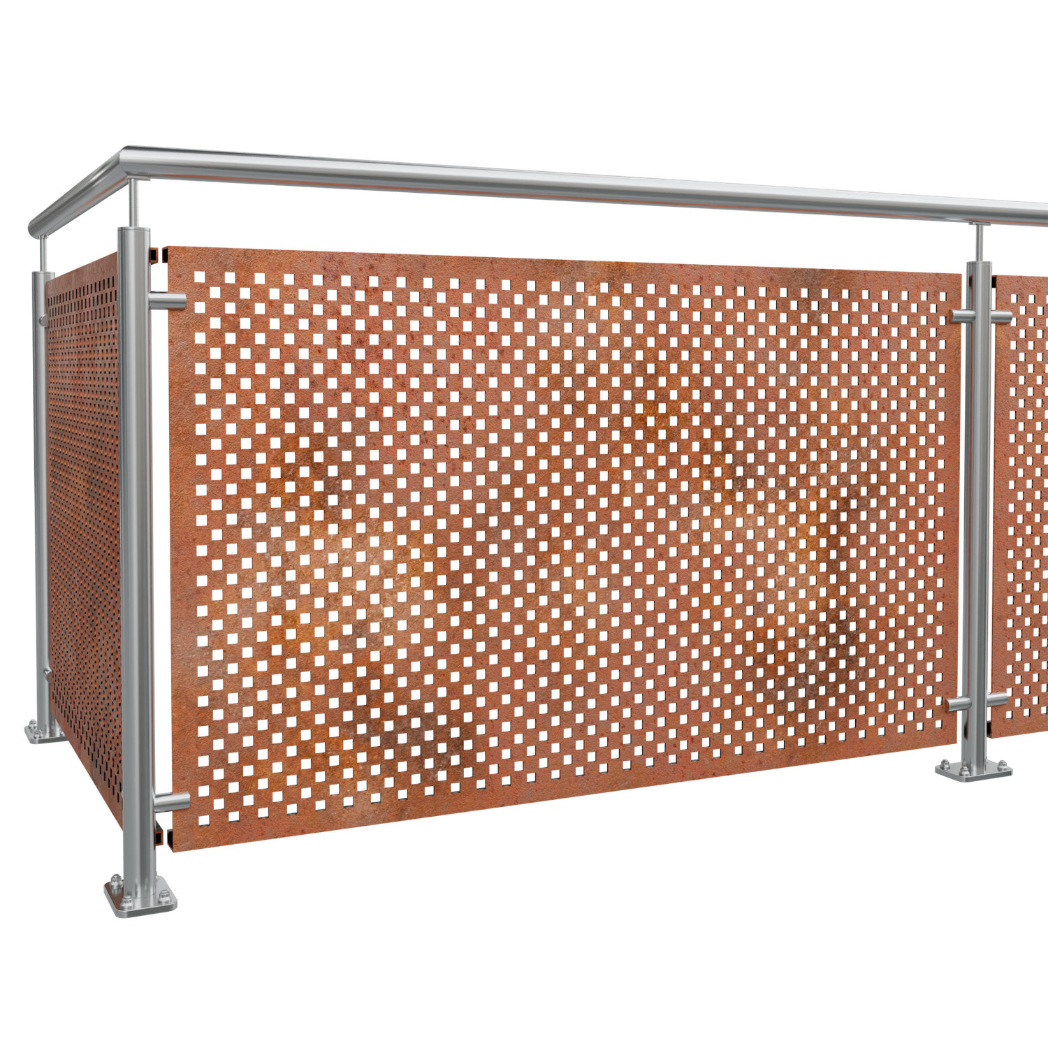 Revêtement de balcon en acier Corten QL VE
