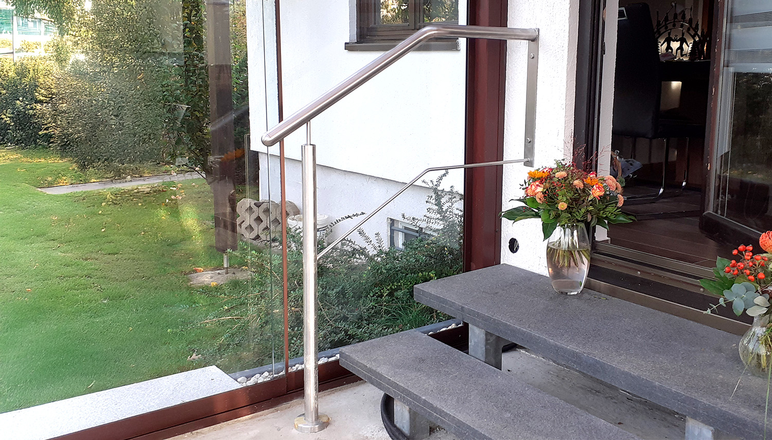 Balustrade d’escalier en acier inoxydable WTS 1-6 croisillons 