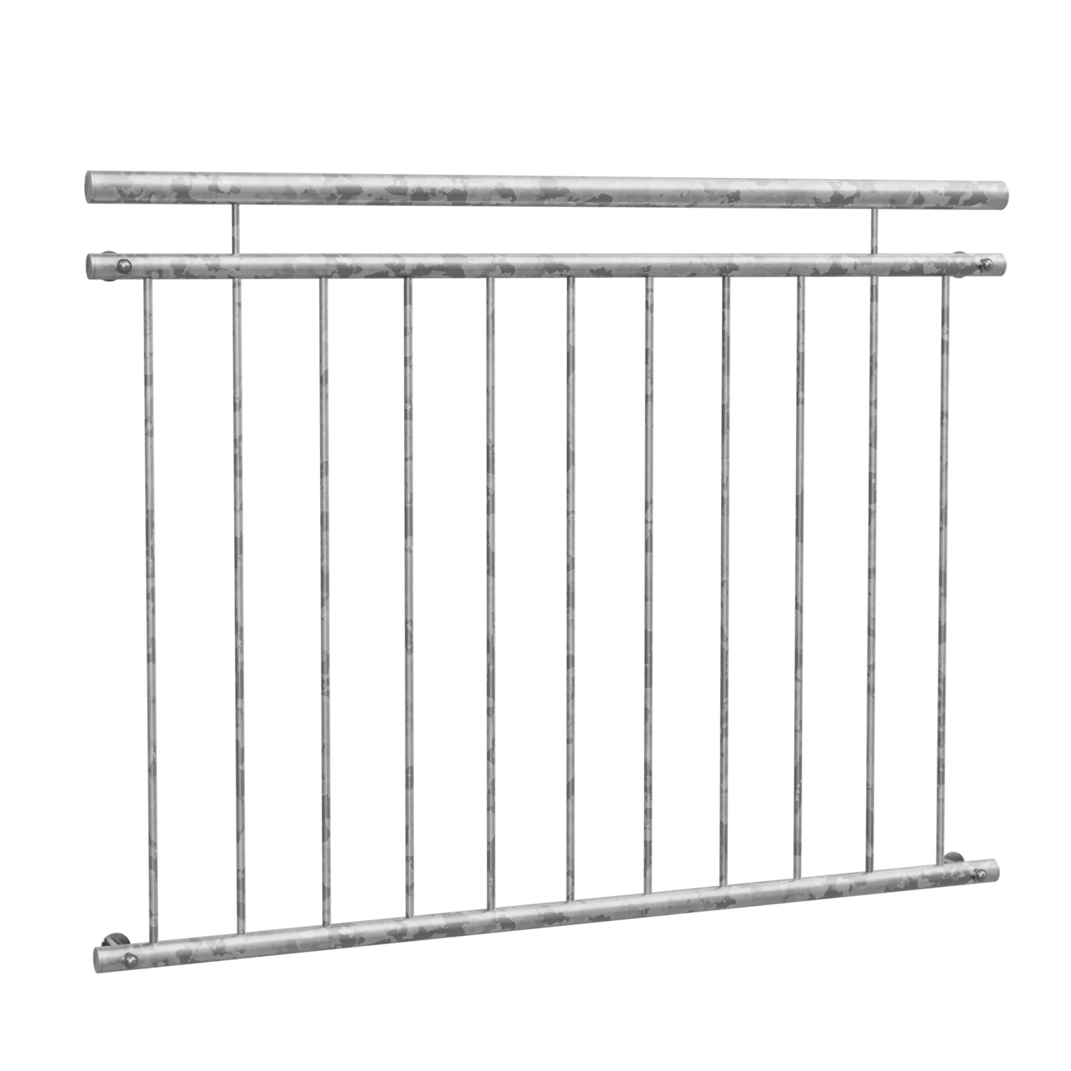 Balcon à la française en acier galvanisé standard