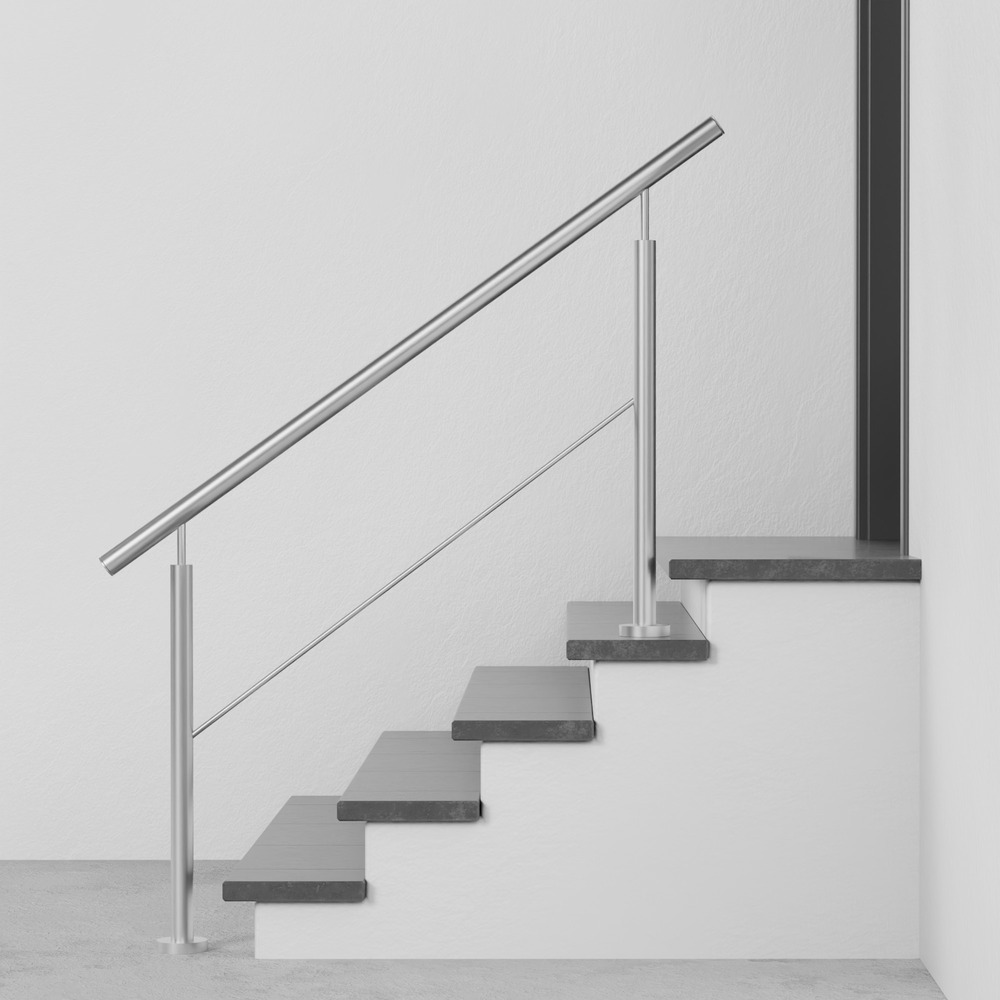 Balustrade d’escalier en acier inoxydable FSG 1-6 croisillons 