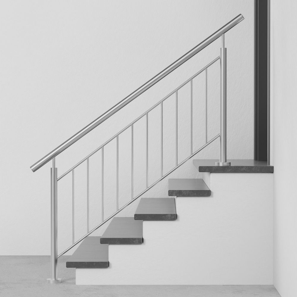 Balustrade d’escalier en acier inoxydable FSG remplissage de barres 