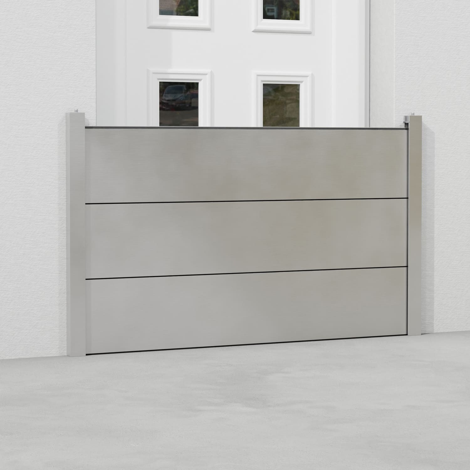 Protection anti-inondation mobile en aluminium pour les portes