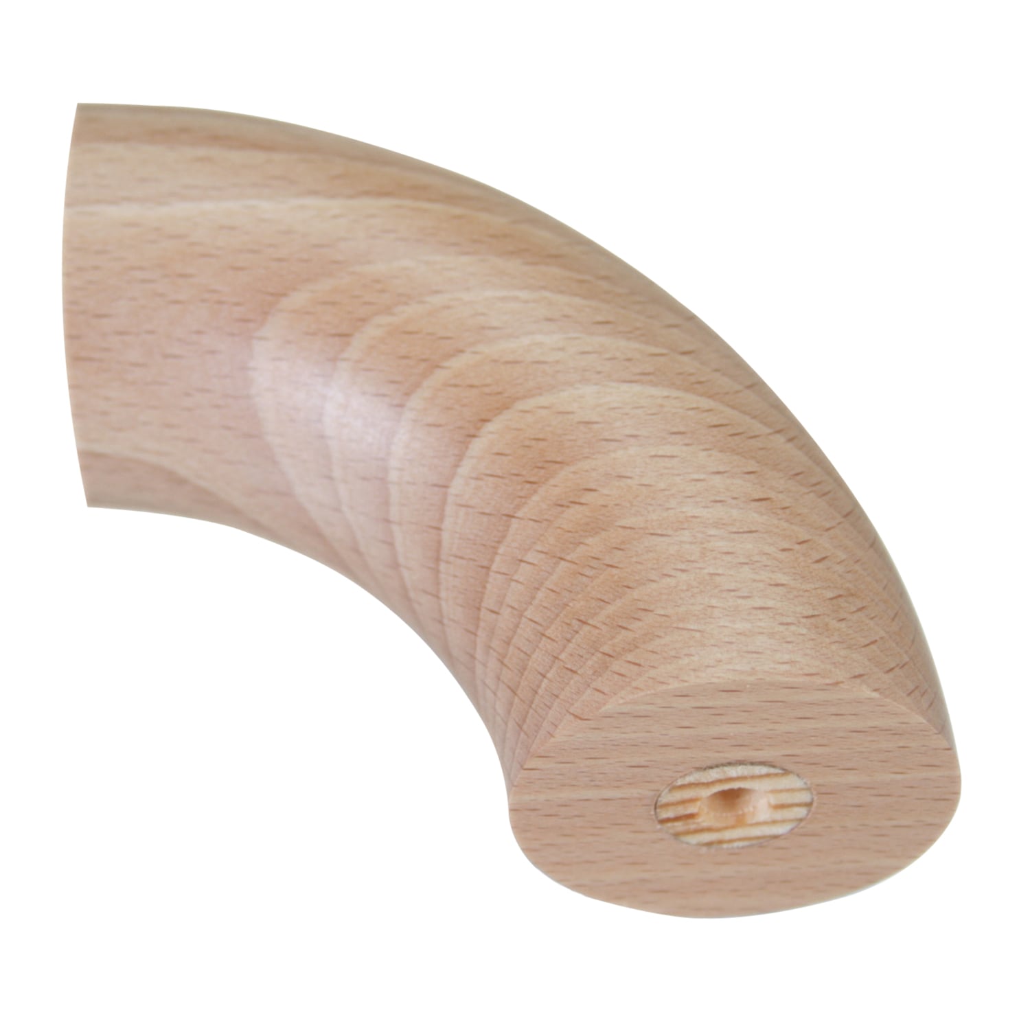 Main courante bois hêtre arc 90