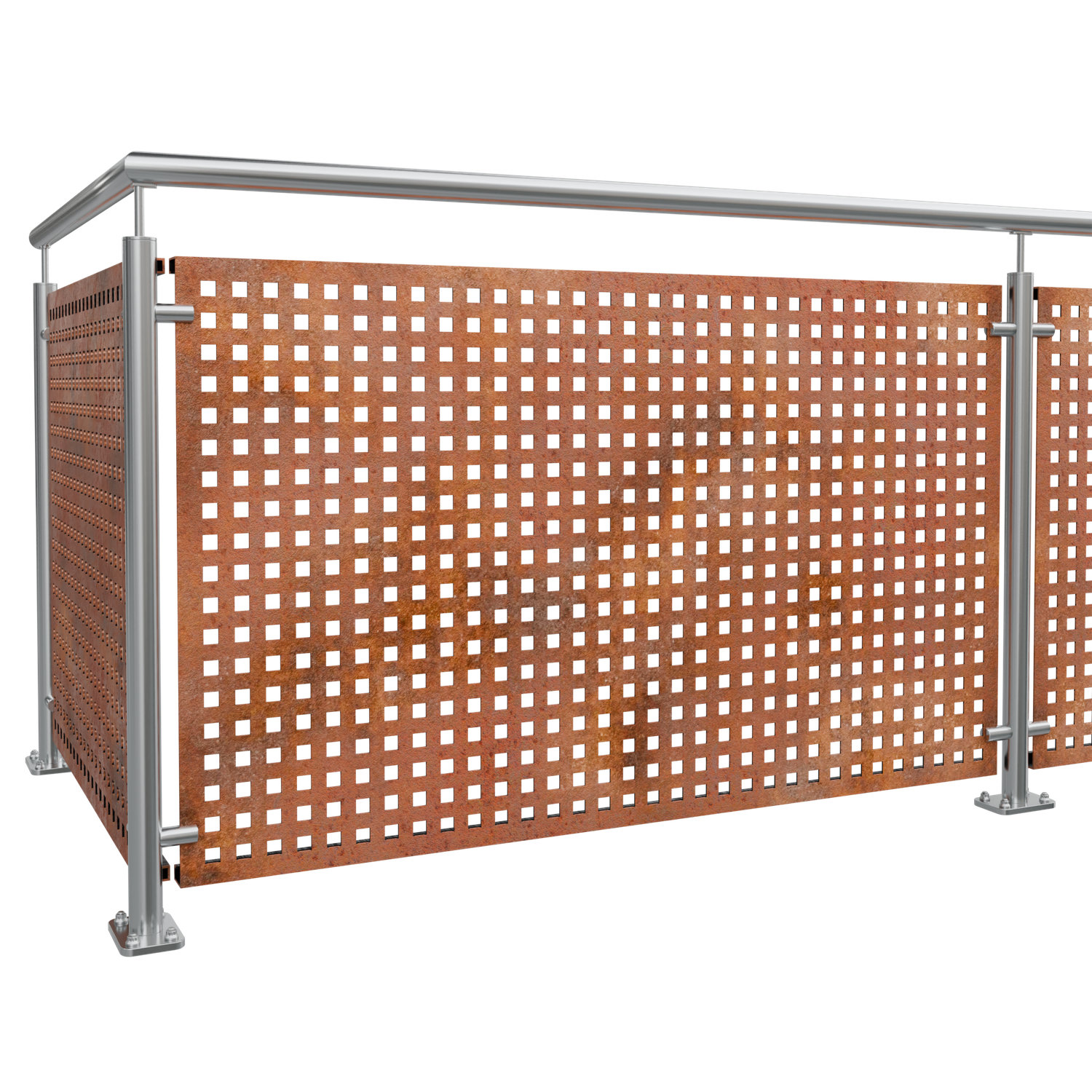 Revêtement de balcon en acier Corten QL GE